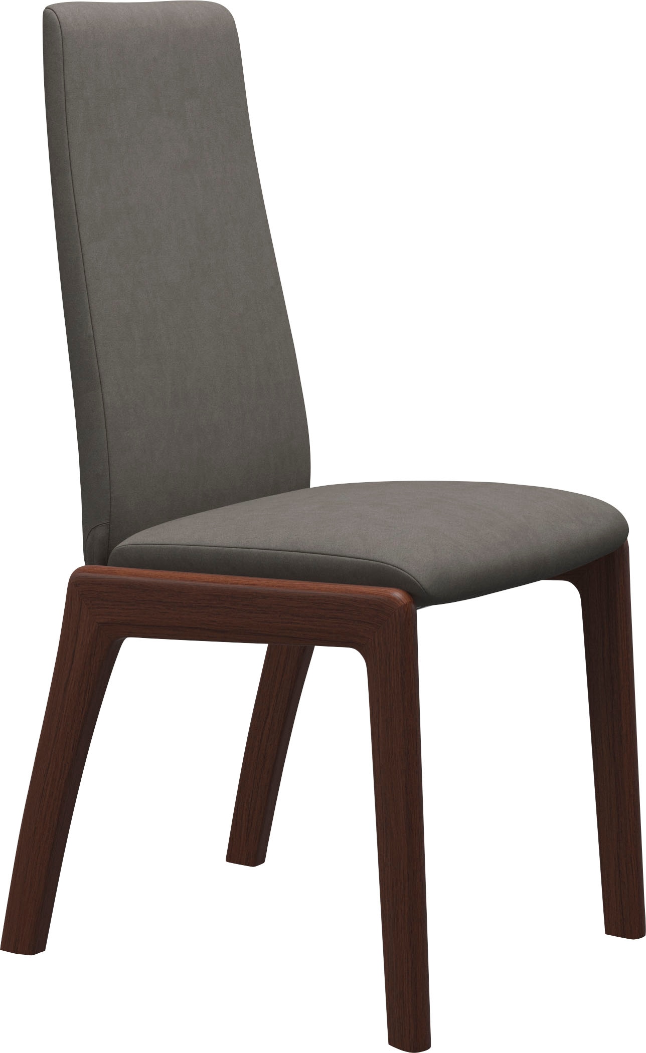 Stressless® Polsterstuhl »Laurel«, Microfaser DINAMICA, High Back, Größe M, mit abgerundeten Beinen in Walnuss