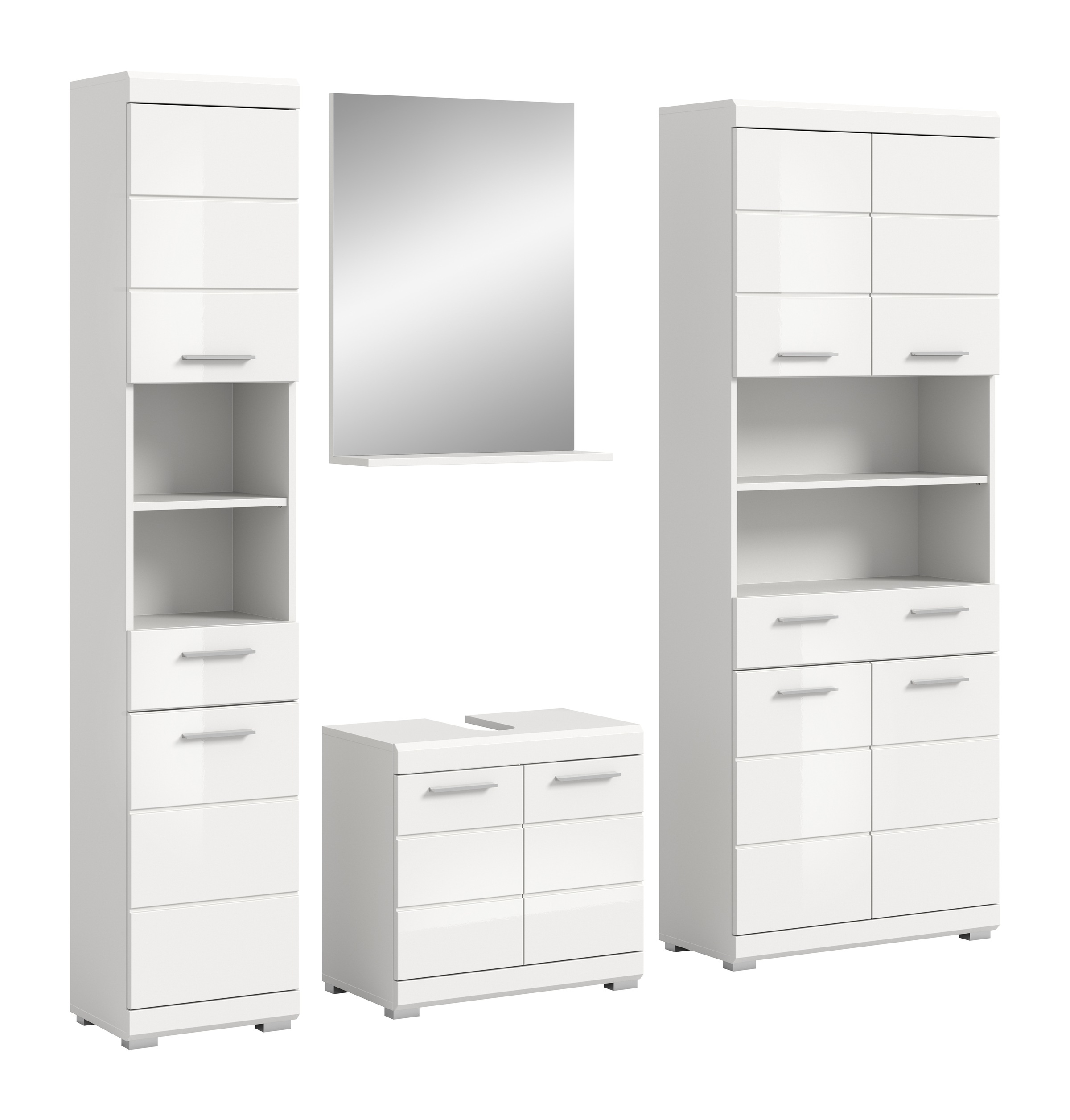 INOSIGN Badmöbel-Set »Siena, 4 teilig, bestehend aus:«, (Set), Hochschrank, günstig online kaufen