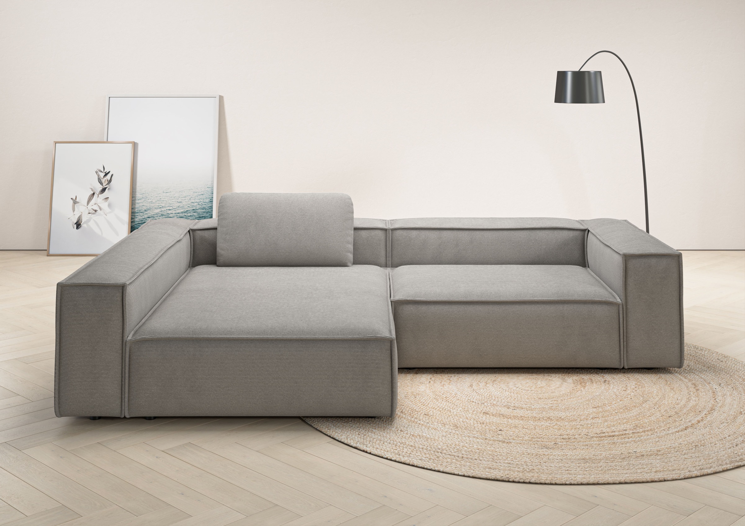 Home affaire Ecksofa »Watertown, moderne XXL L-Form, 306 cm breit« Komforta günstig online kaufen