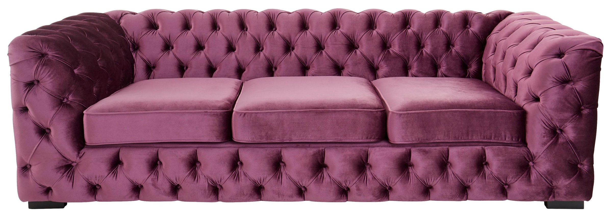 Home affaire Chesterfield-Sofa »Kalina« klassische Chesterfield-Knopfheftun günstig online kaufen