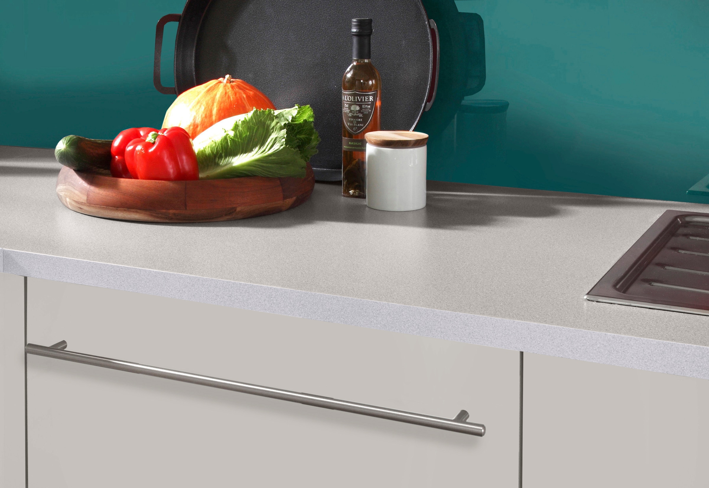 wiho Küchen Winkelküche »Chicago« ohne E-Geräte, Stellbreite 260/220 cm