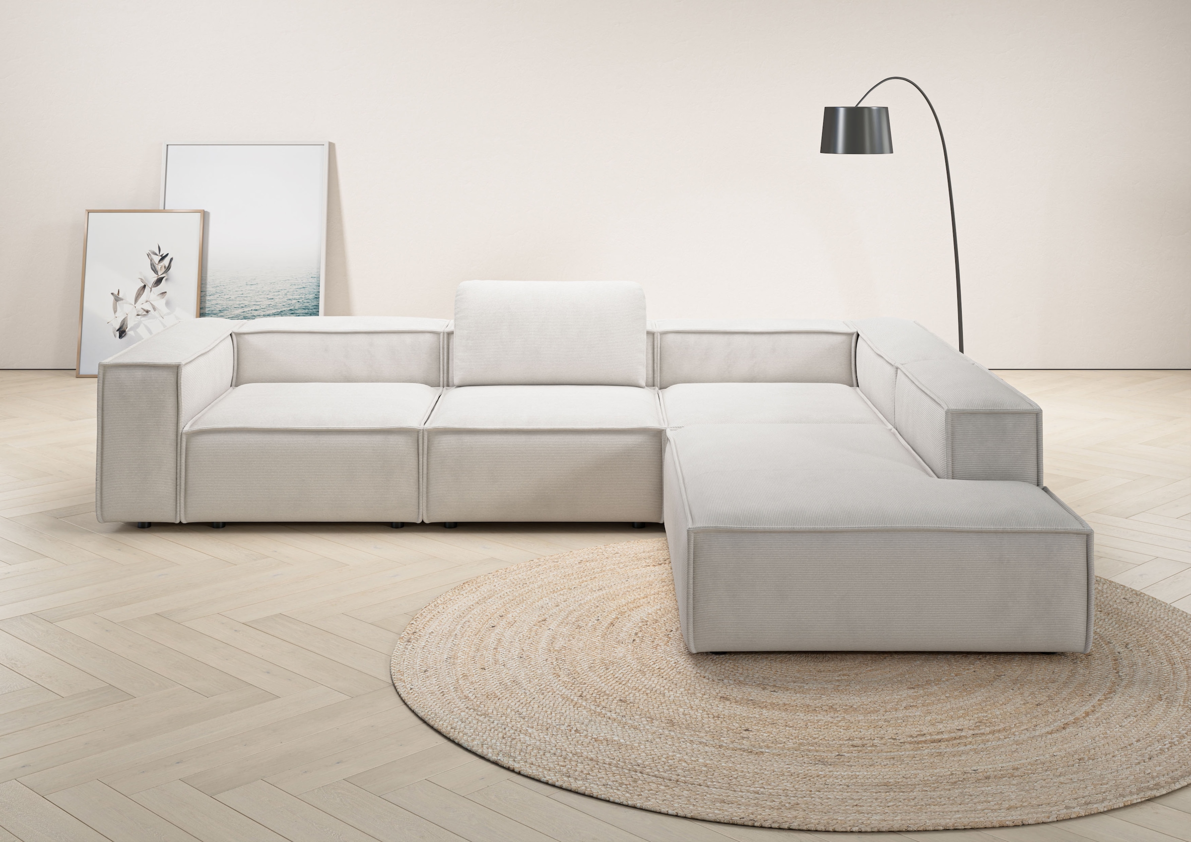 Places of Style Ecksofa »Watertown moderne L-Form«, Breite 311 cm günstig online kaufen