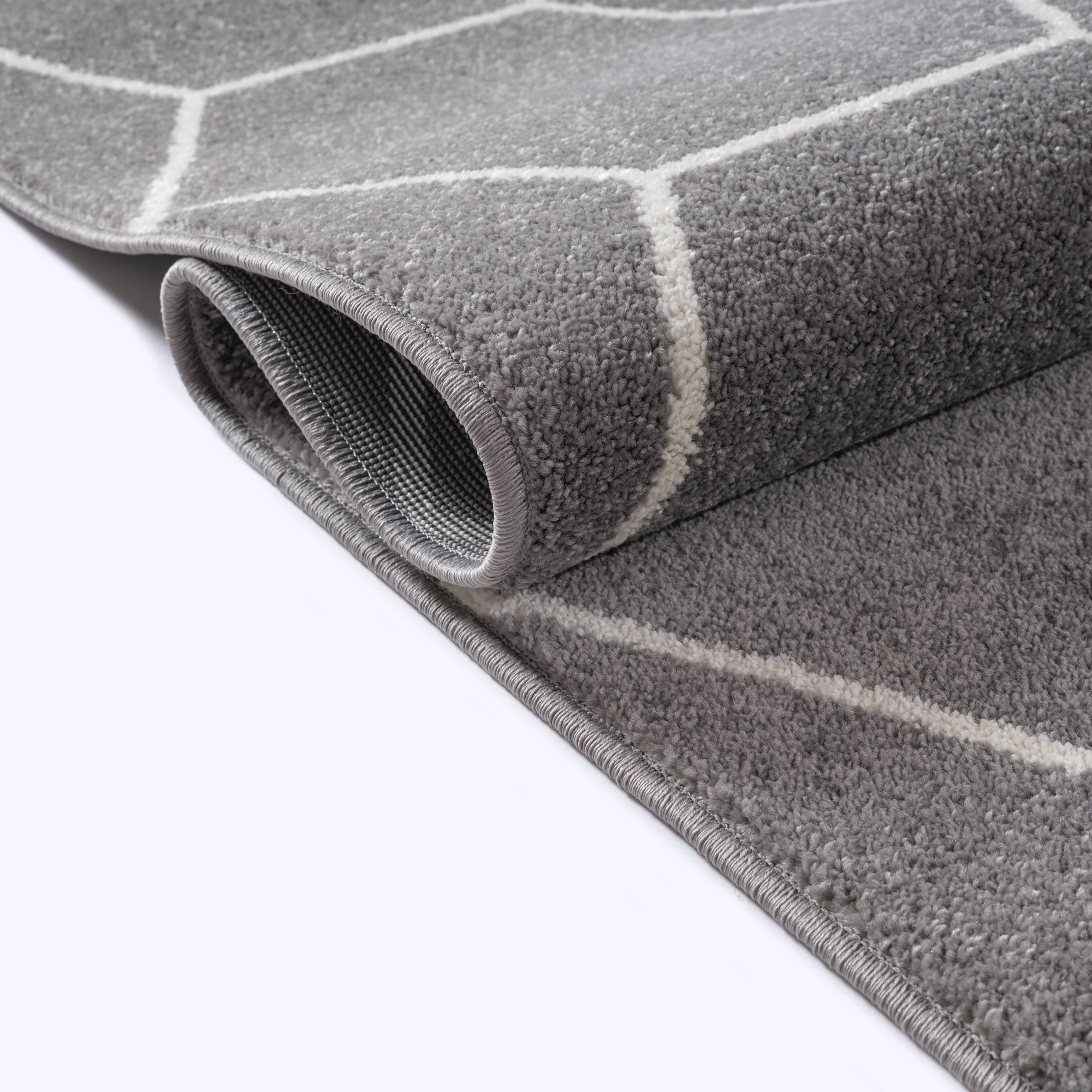 Sanat Teppich »Trellis , auch als Läufer und Rund« rechteckig 10 mm Höhe Kurzflor, skandi, boho, große Farbauswahl, alle Räume