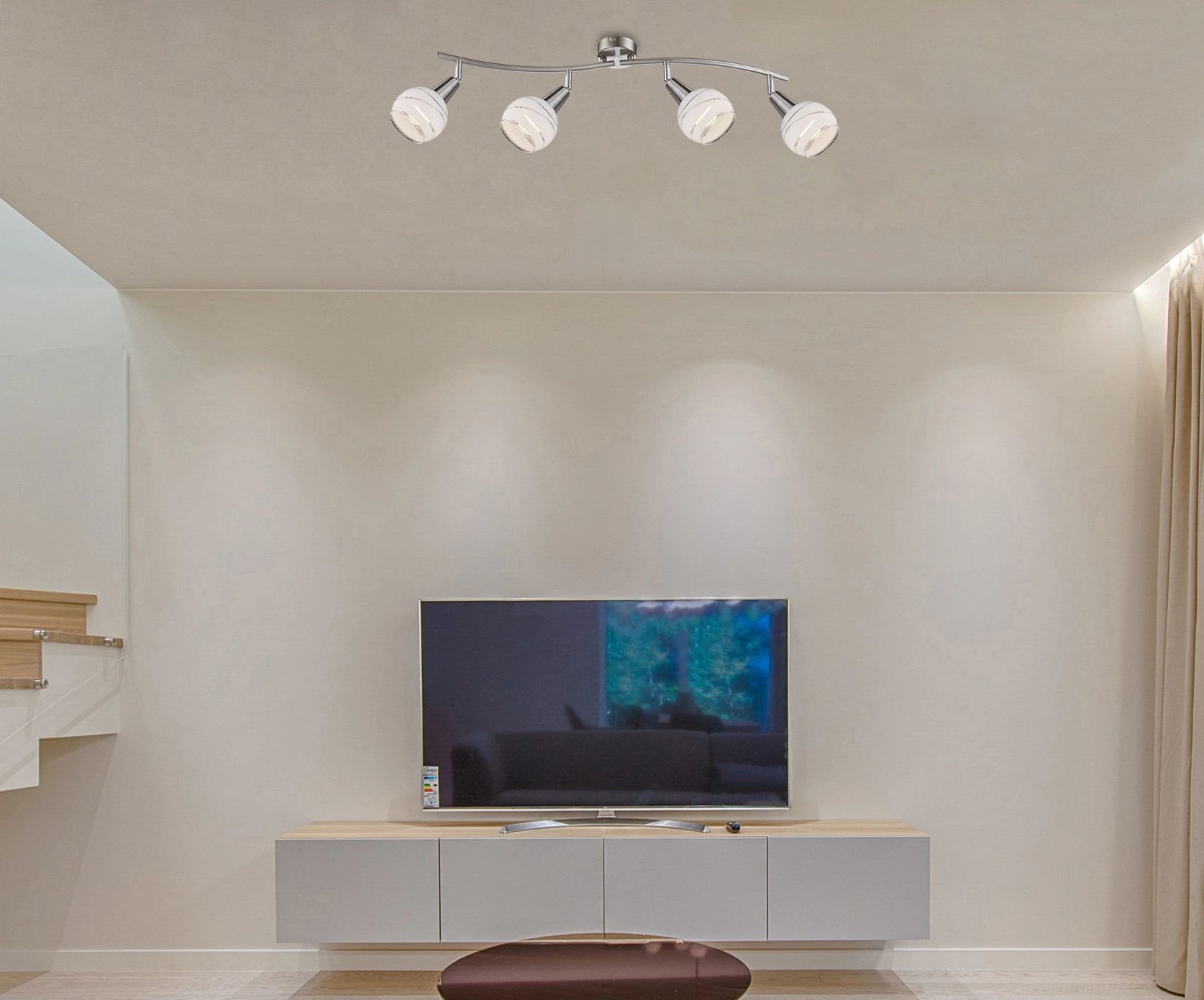 GLOBO LIGHTING Deckenleuchte »ELLIOTT«, Leuchtmittel E14 | LED wechselbar, 320lm Output