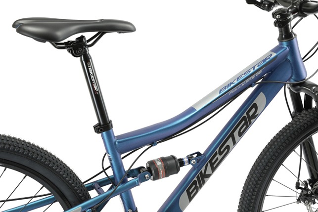 Bikestar Mountainbike 21 Gang Shimano RD-TY300 Schaltwerk Kettenschaltung für Damen und Herren, Kettenschaltung