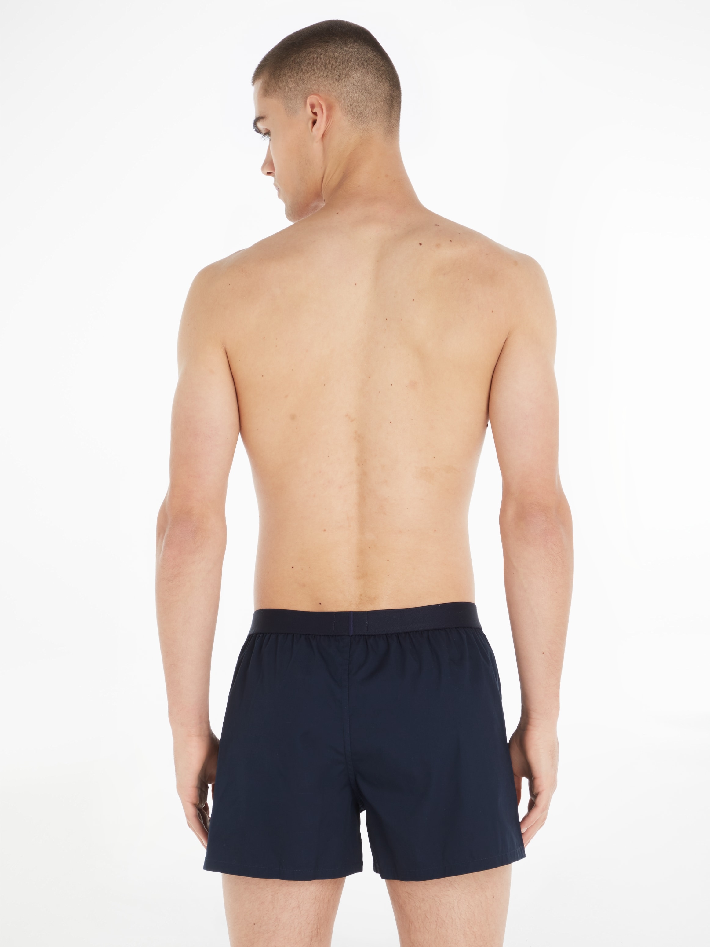 Tommy Hilfiger Underwear Webboxer, (1 St.), mit Logo am Bund