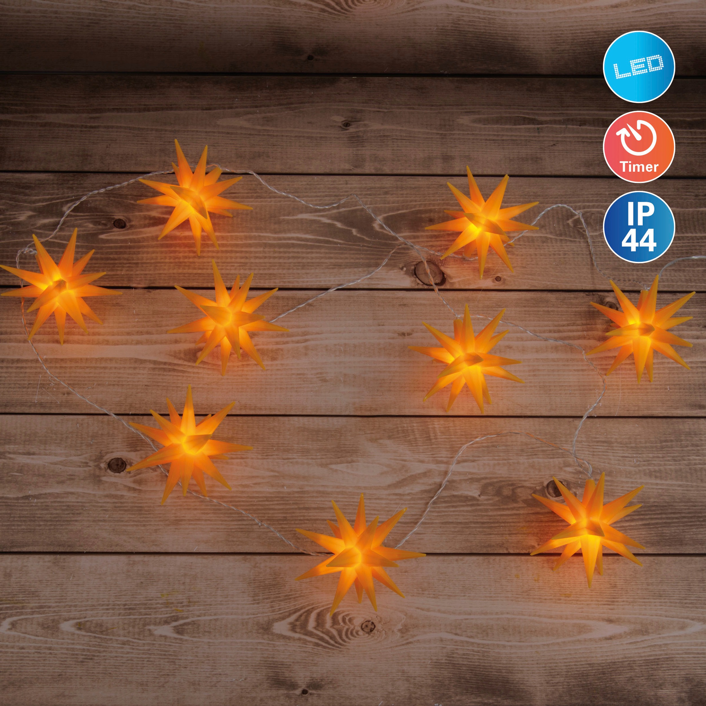 näve LED-Lichterkette »Fairy Lights, Weihnachtslichterkette Outdoor, Länge günstig online kaufen
