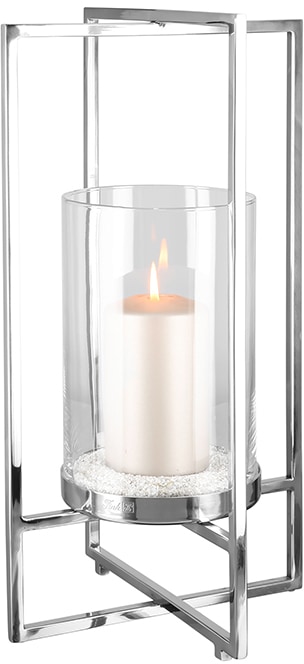 Fink Windlicht »NORMAN«, (1 St.), aus Edelstahl und Glas, 1-flammig auf  Raten bestellen