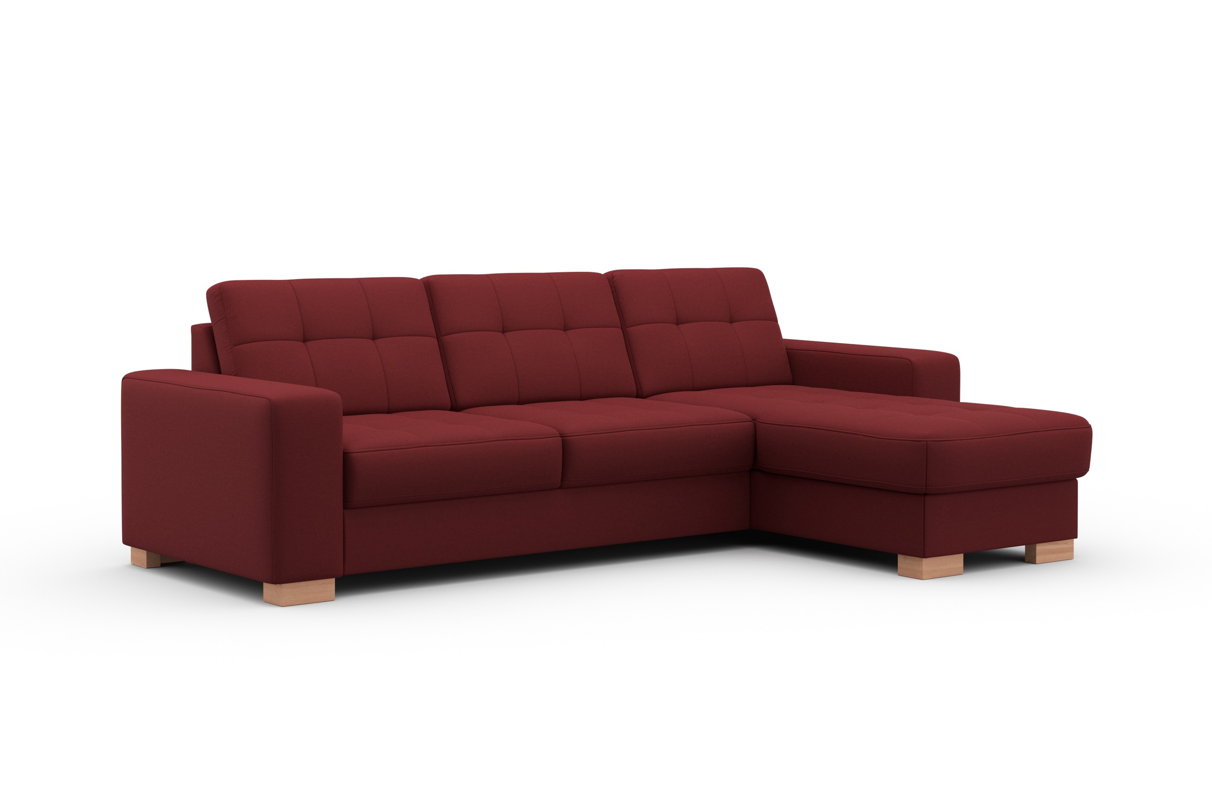 sit&more Ecksofa »Quincy L-Form«, wahlweise mit Bettfunktion und Bettkasten