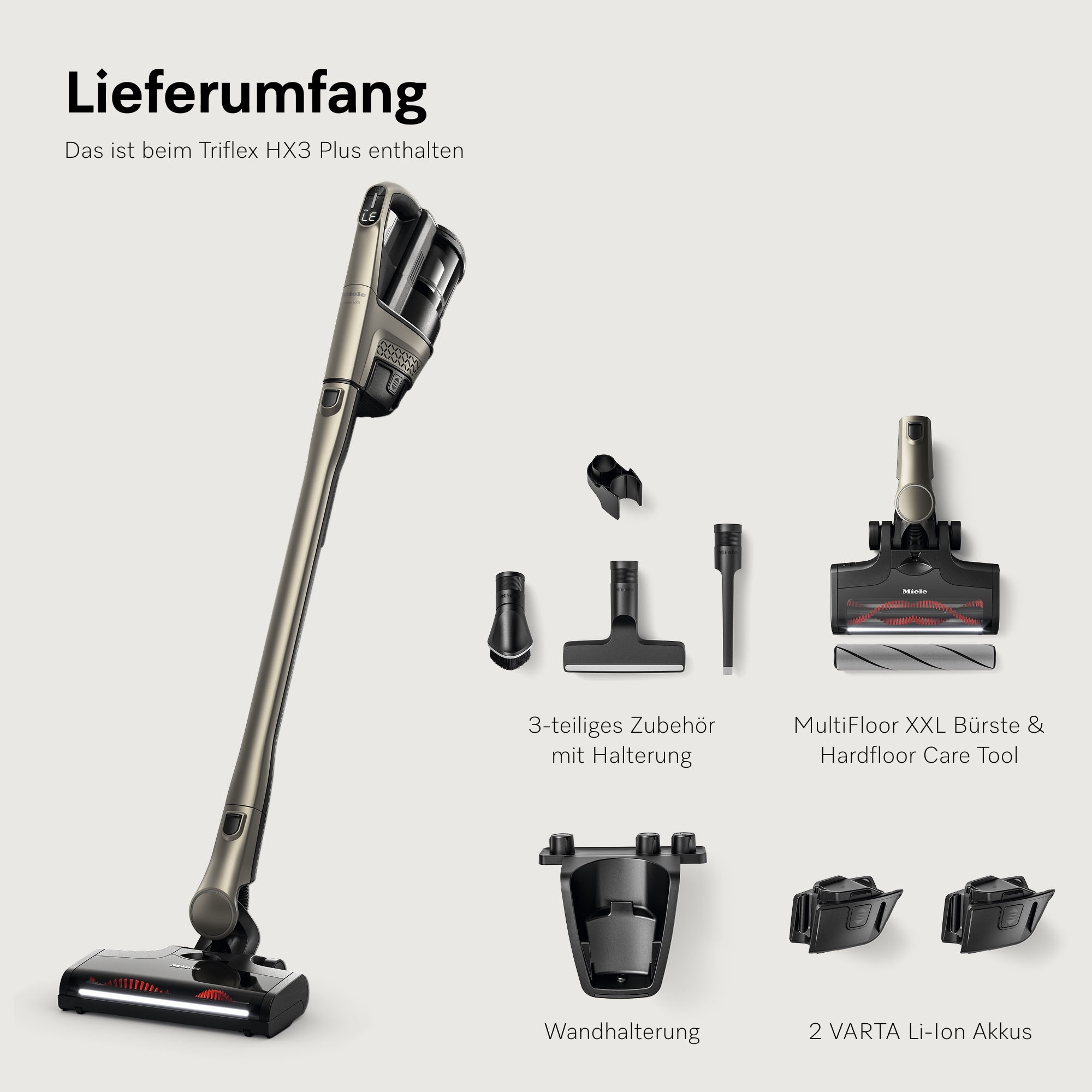Miele Akku-Stielstaubsauger »Triflex HX3 Plus«