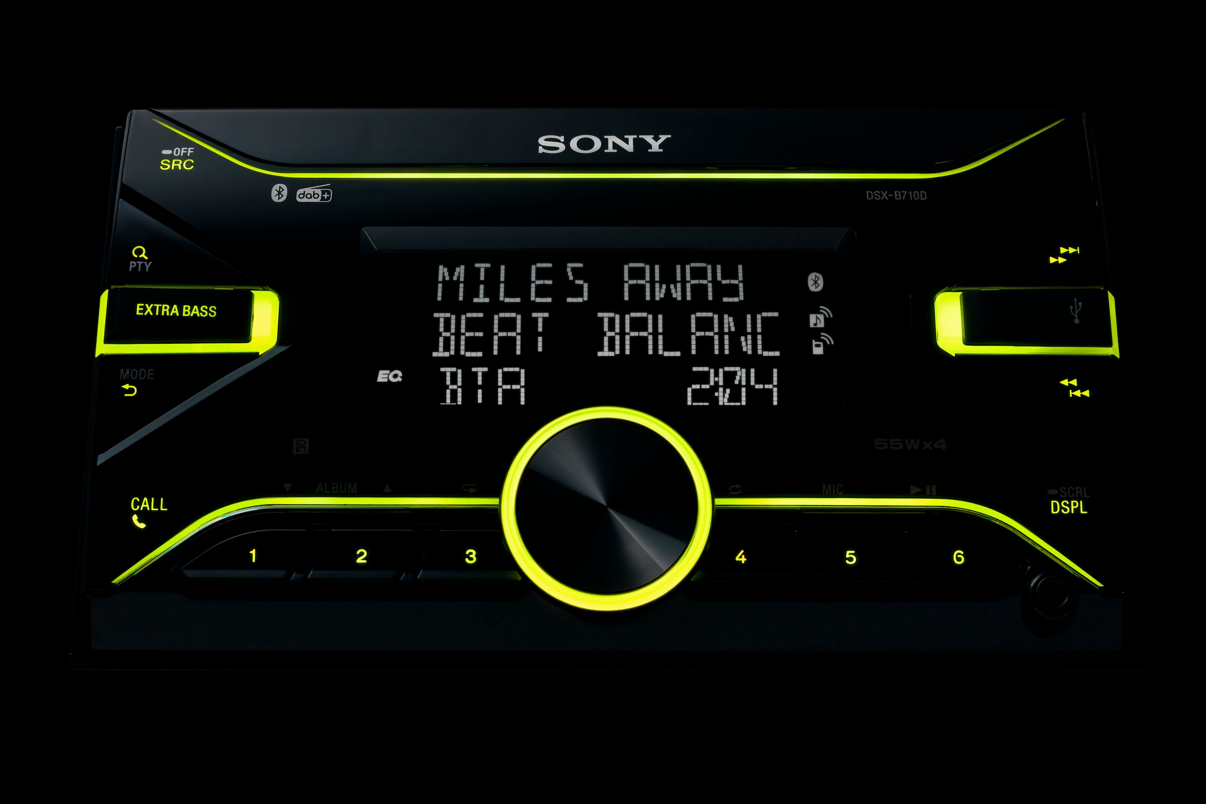 Sony Autoradio »DSXB710KIT«, (Bluetooth Digitalradio (DAB+)-FM-Tuner 55 W)  online bestellen