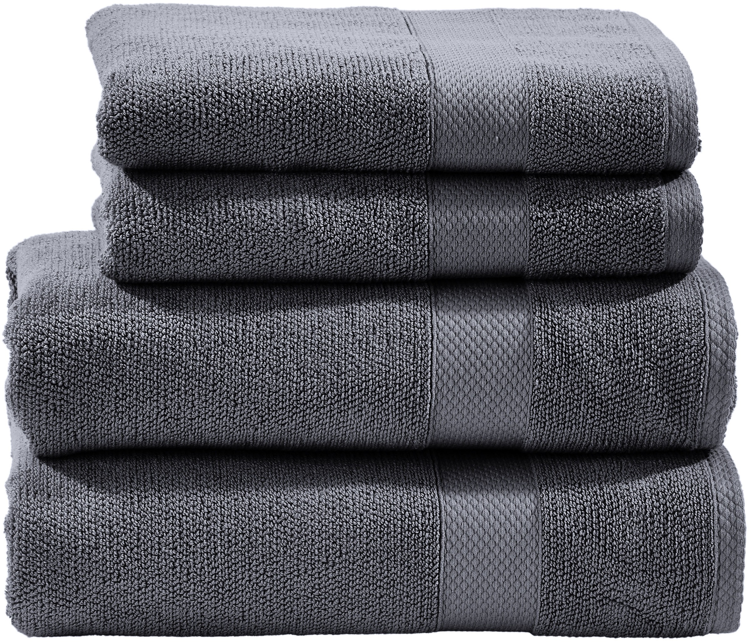 done.® Handtuch Set »Deluxe 2 Gästetücher (30x50 cm), 2 Handtücher (50x100 günstig online kaufen
