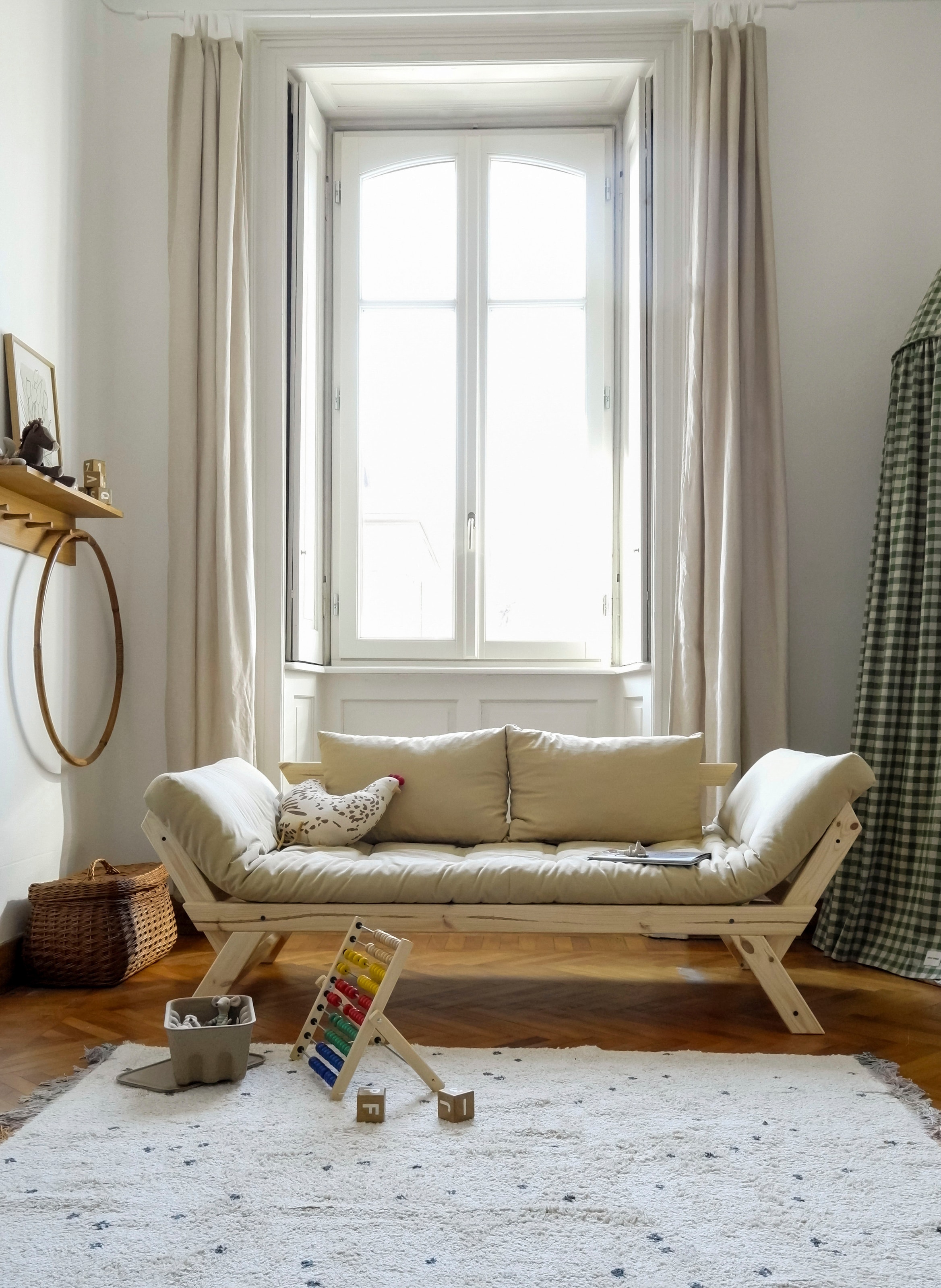 Karup Design Schlafsofa »Bebop, inkl. Futonmatratze – vielseitig klappbar, Breite: 180/200 cm« inkl. Futonmatratze