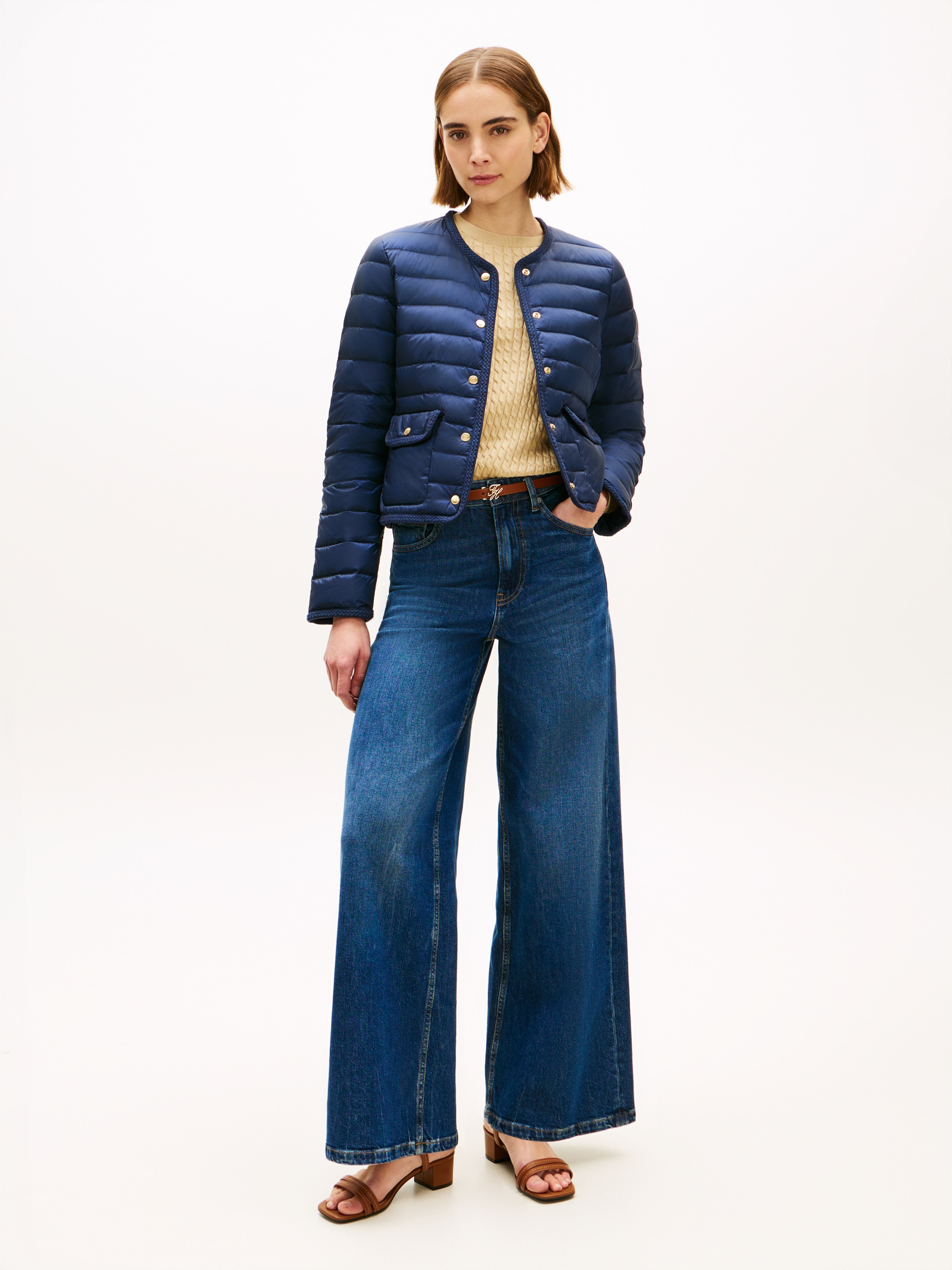 Tommy Hilfiger Steppjacke »FEMININE LW DOWN JACKET« mit aufgesetzten Taschen