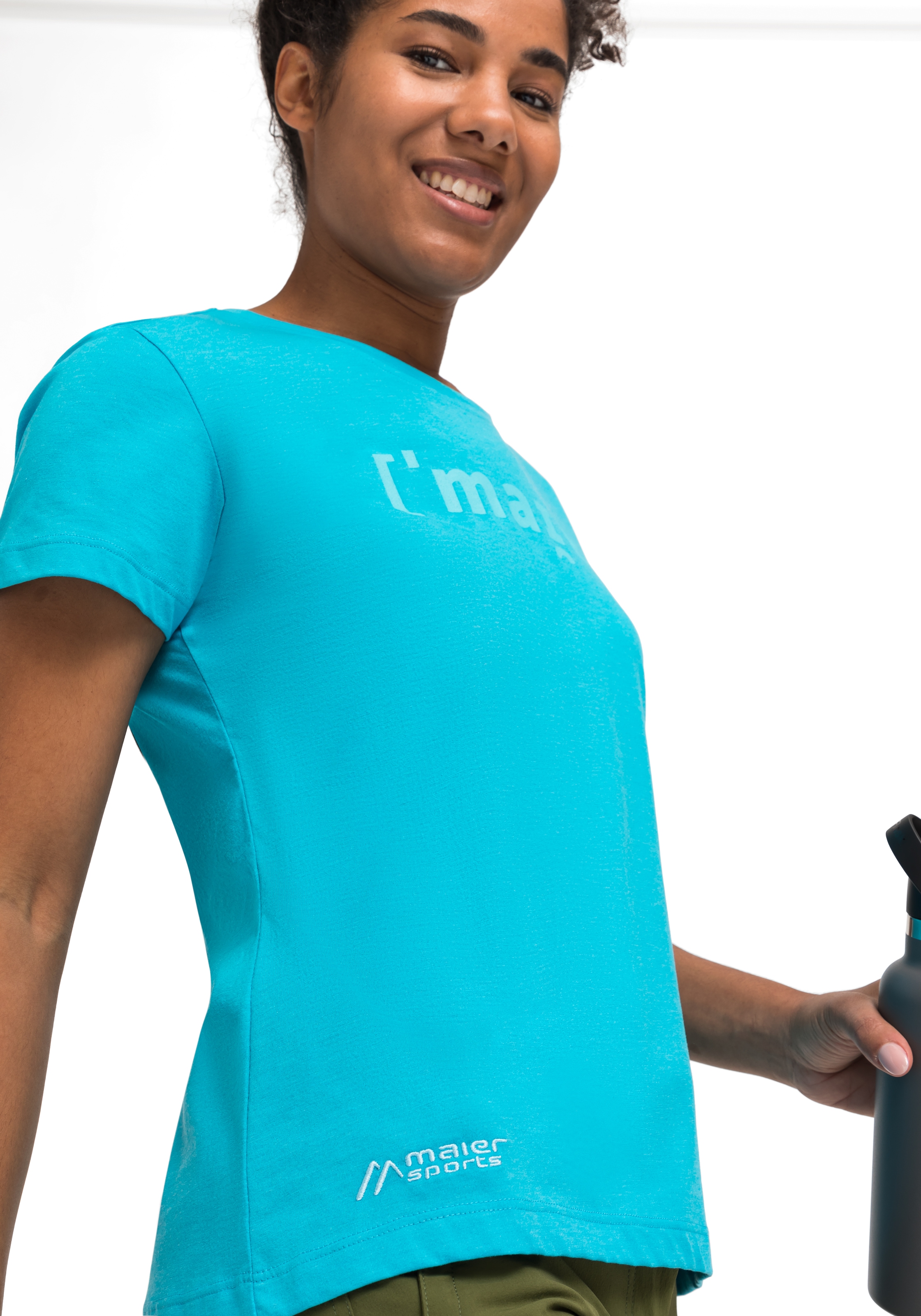 Maier Sports T-Shirt Freizeit »Phonetic für bestellen mit Damen Wandern Tee W«, Print Kurzarmshirt und