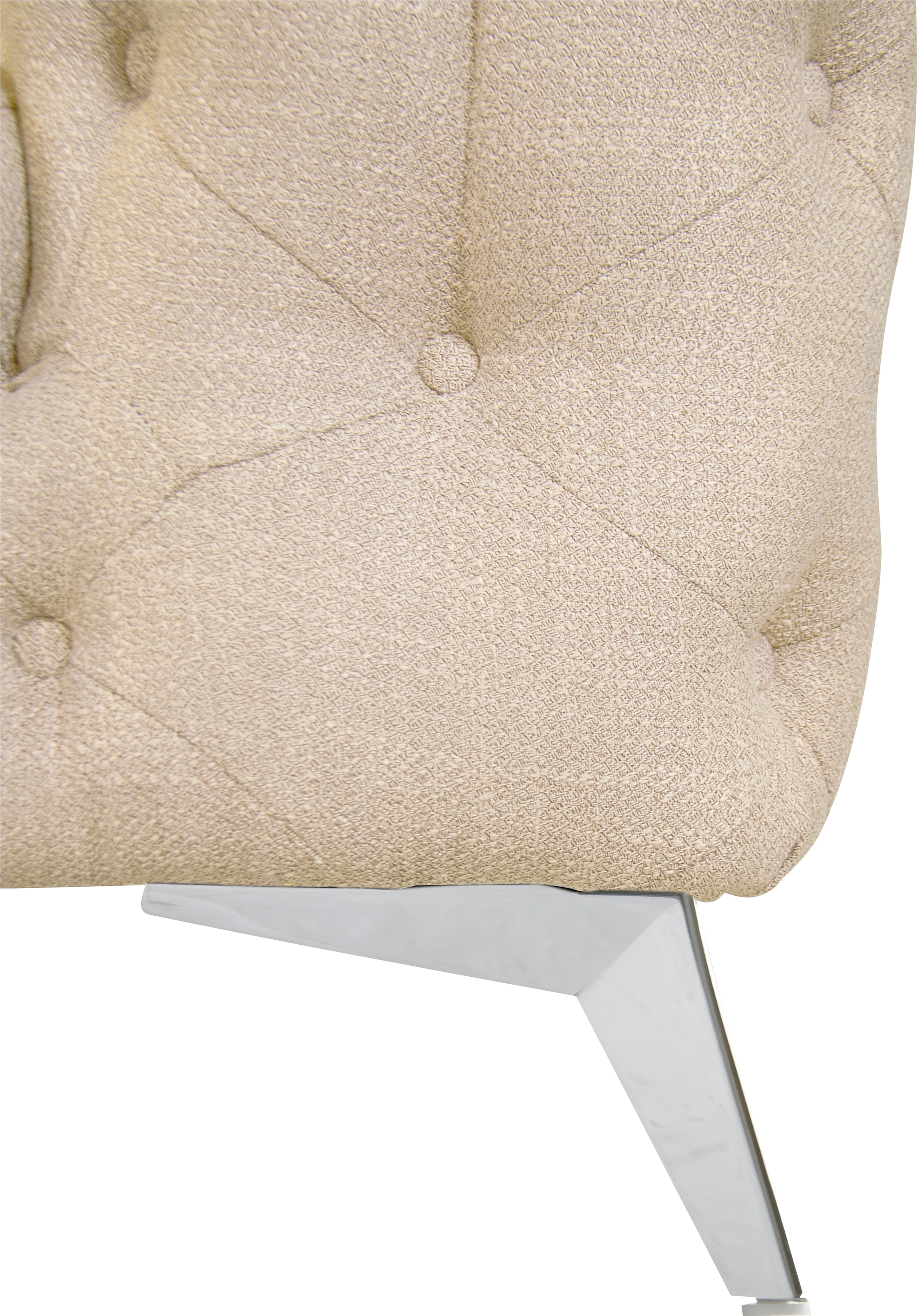 Home affaire Chesterfield-Sofa »Glynis« aufwändige Knopfheftung, moderne Chesterfield Optik, Fußfarbe wählbar