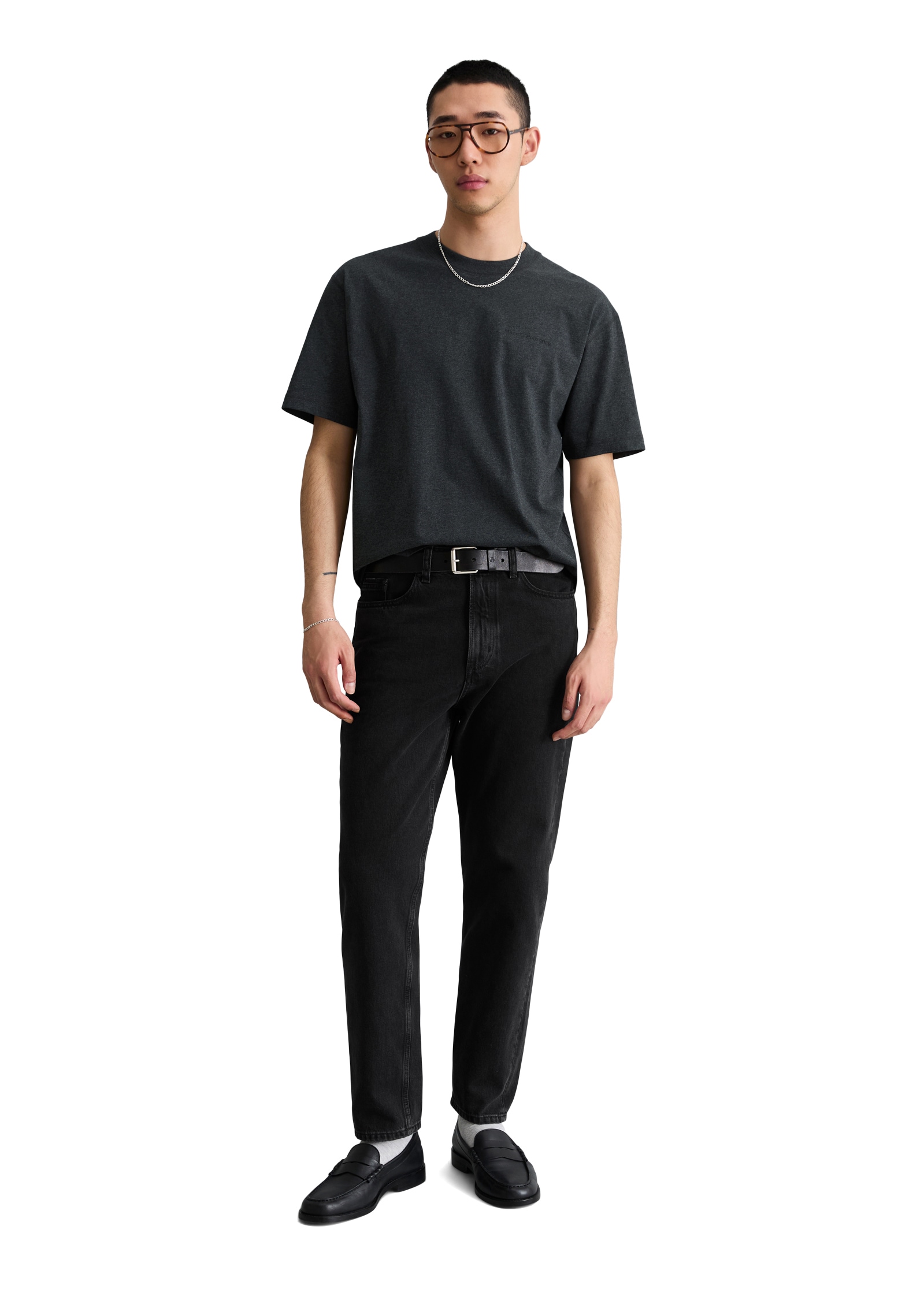 Marc O'Polo DENIM T-Shirt relaxed aus softer Bio-Baumwolle