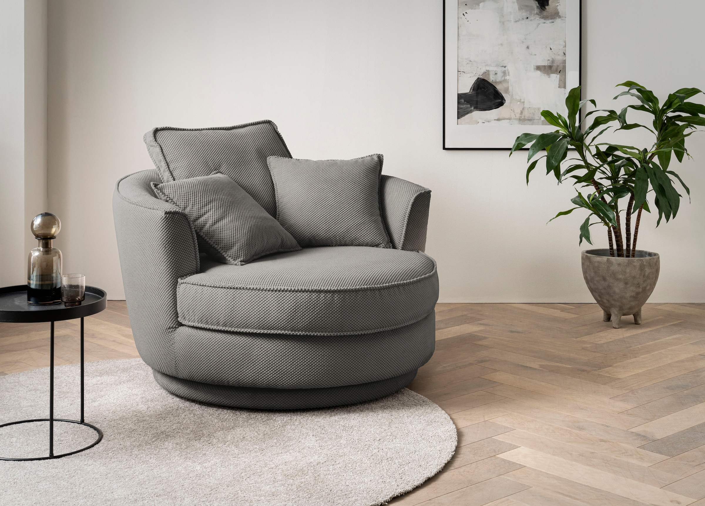 Leonique Drehsessel "MAISIE, Love Seat XXL, Lese-Sessel BIG-", Sessel in ME günstig online kaufen