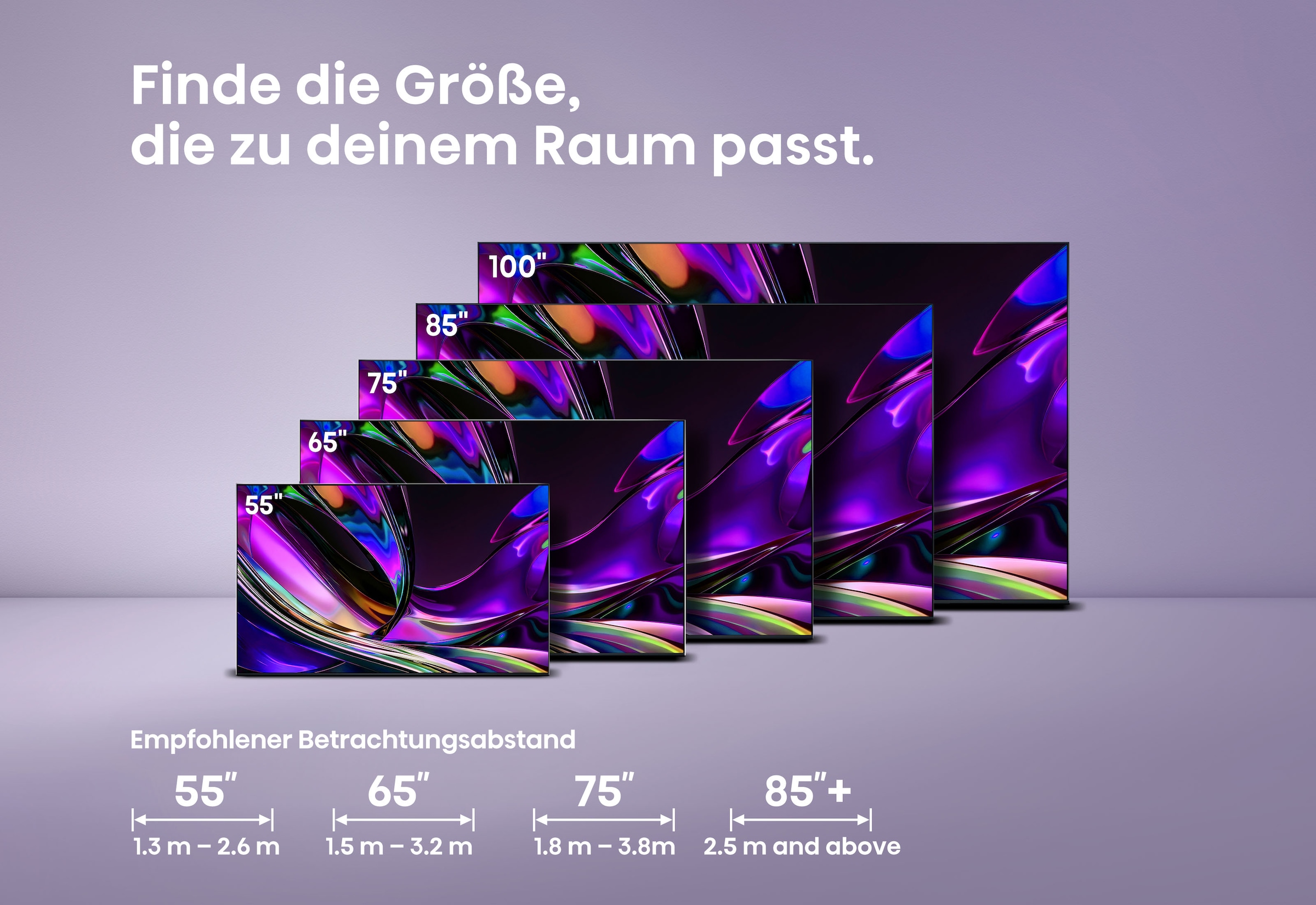 Hisense Mini-LED-Fernseher »75UR8DS« 189 cm/75 ″ Smart-TV