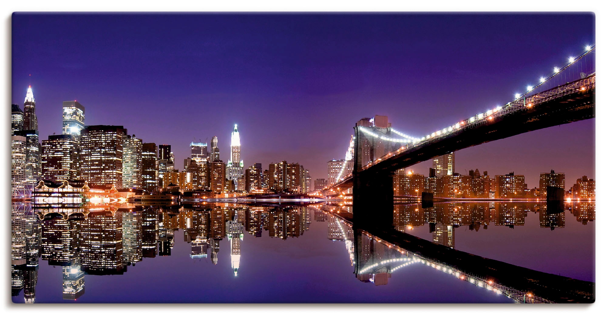 Artland Leinwandbild »New York Skyline« Amerika 1 Stk. tlg. auf Keilrahmen günstig online kaufen