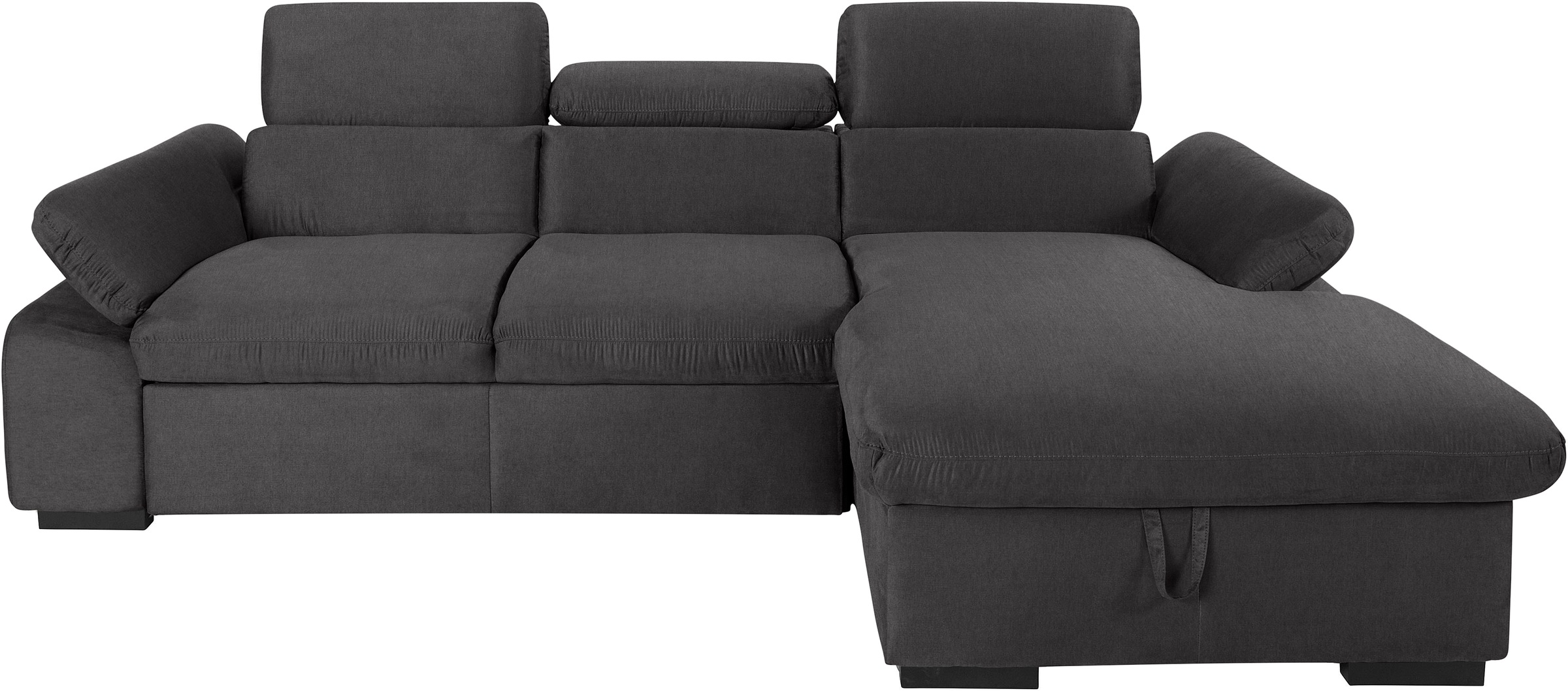 COTTA Ecksofa »Lola L-Form mit Kopfteilfunktion & Hocker« wahlweise mit Bet günstig online kaufen