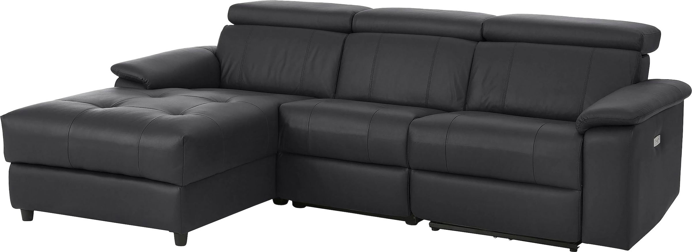 Home affaire Ecksofa »Binado, L-Form,«, mit manueller oder elektrischer Relaxfunktion mit USB-Anschluss
