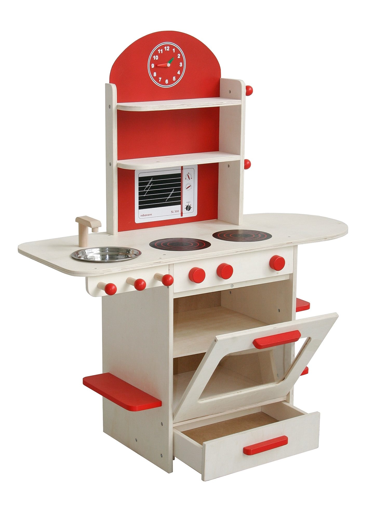 roba® Spielküche »weiß/rot«