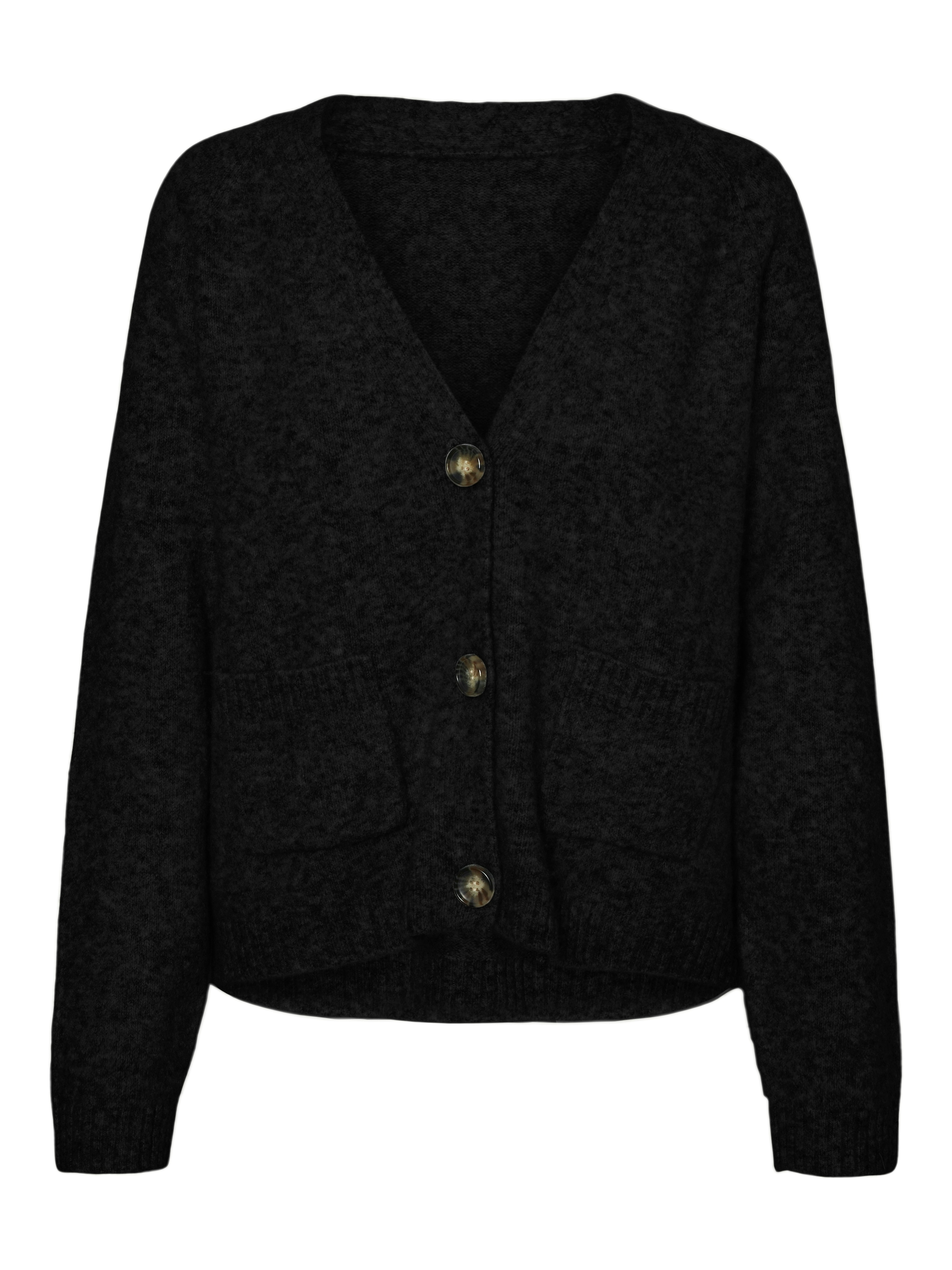 Vero Moda Strickjacke »VMBOOM LS V-NECK BUTTON CARDIGAN GA NOOS«