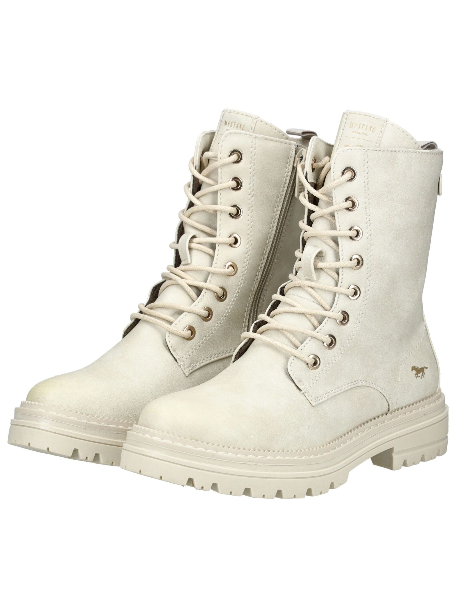 Mustang Shoes Schnürstiefelette »Mustang Shoes Stiefelette Lederimitat«