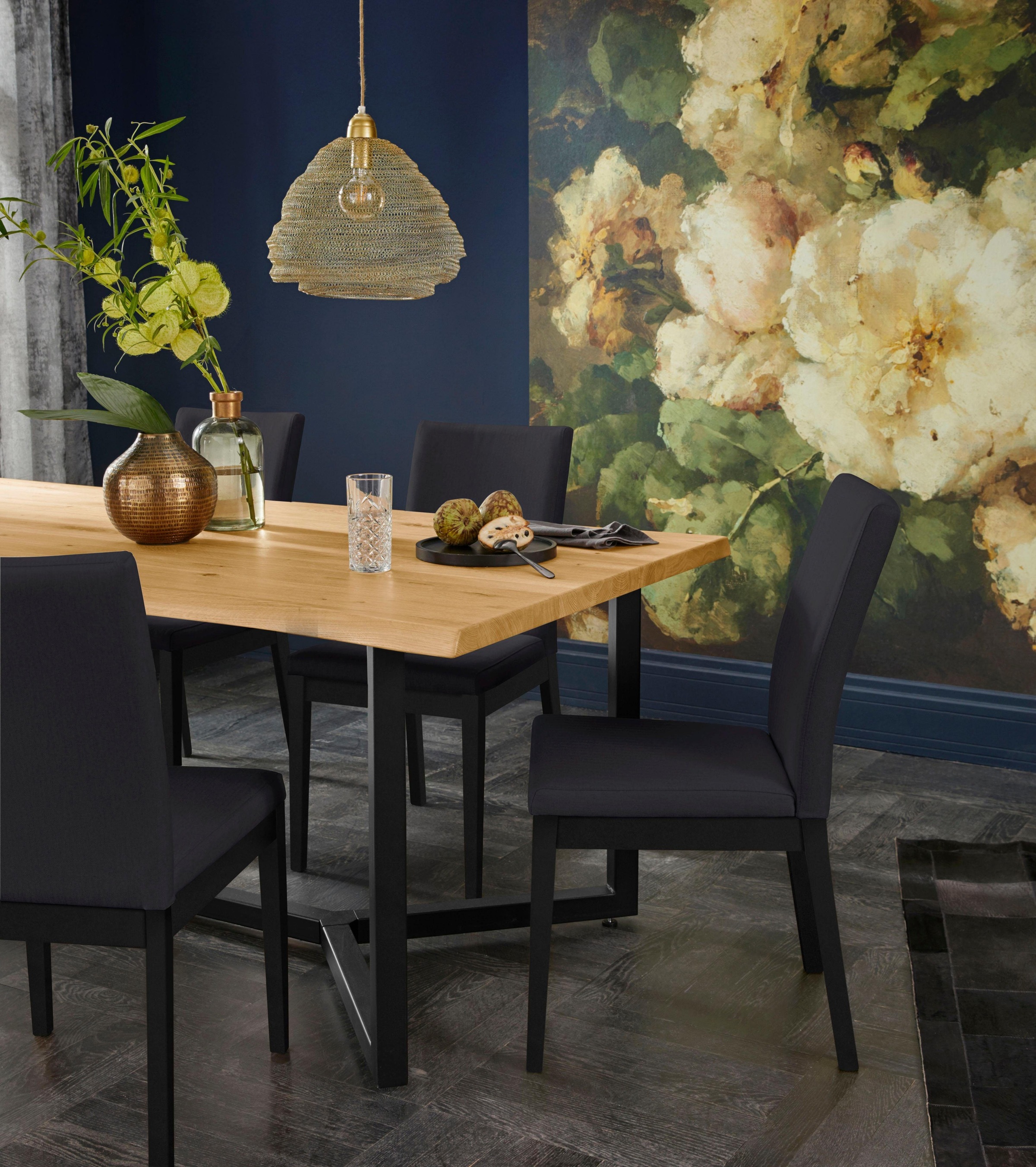 Home affaire Stuhl »Dendres«, (Set), 2 St., Feinstruktur