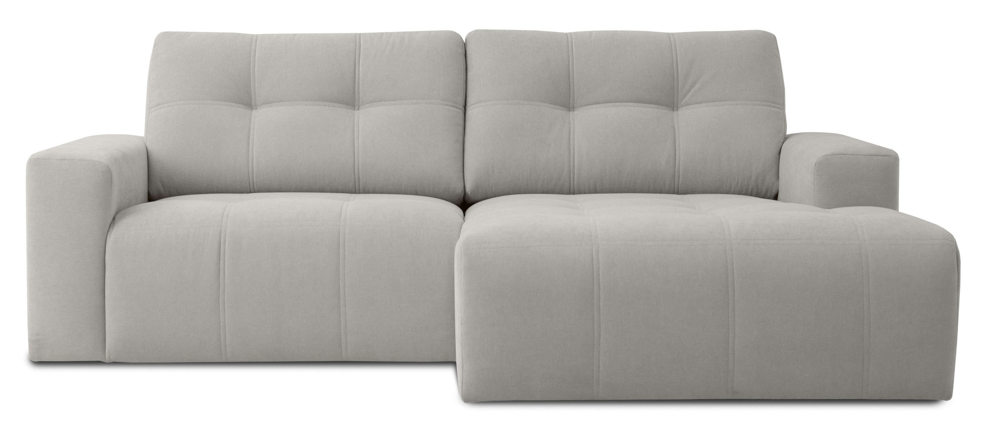 Home affaire Ecksofa »Turnon, Lounge-sofa, Breite 221 cm«, Chenille, mit Knopf- und Doppelsteppung, elegantes Aussehen