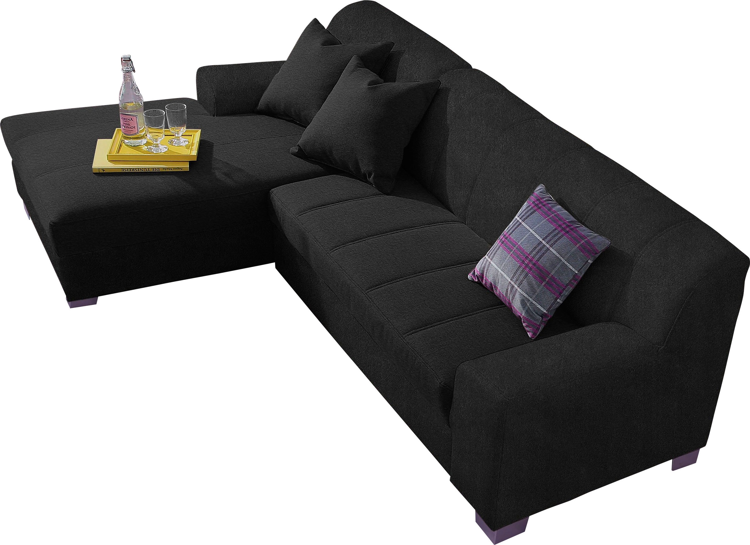 INOSIGN Ecksofa »Anzio, elegant und gemütlich, Breite 239cm, L-Form«, wahlw günstig online kaufen