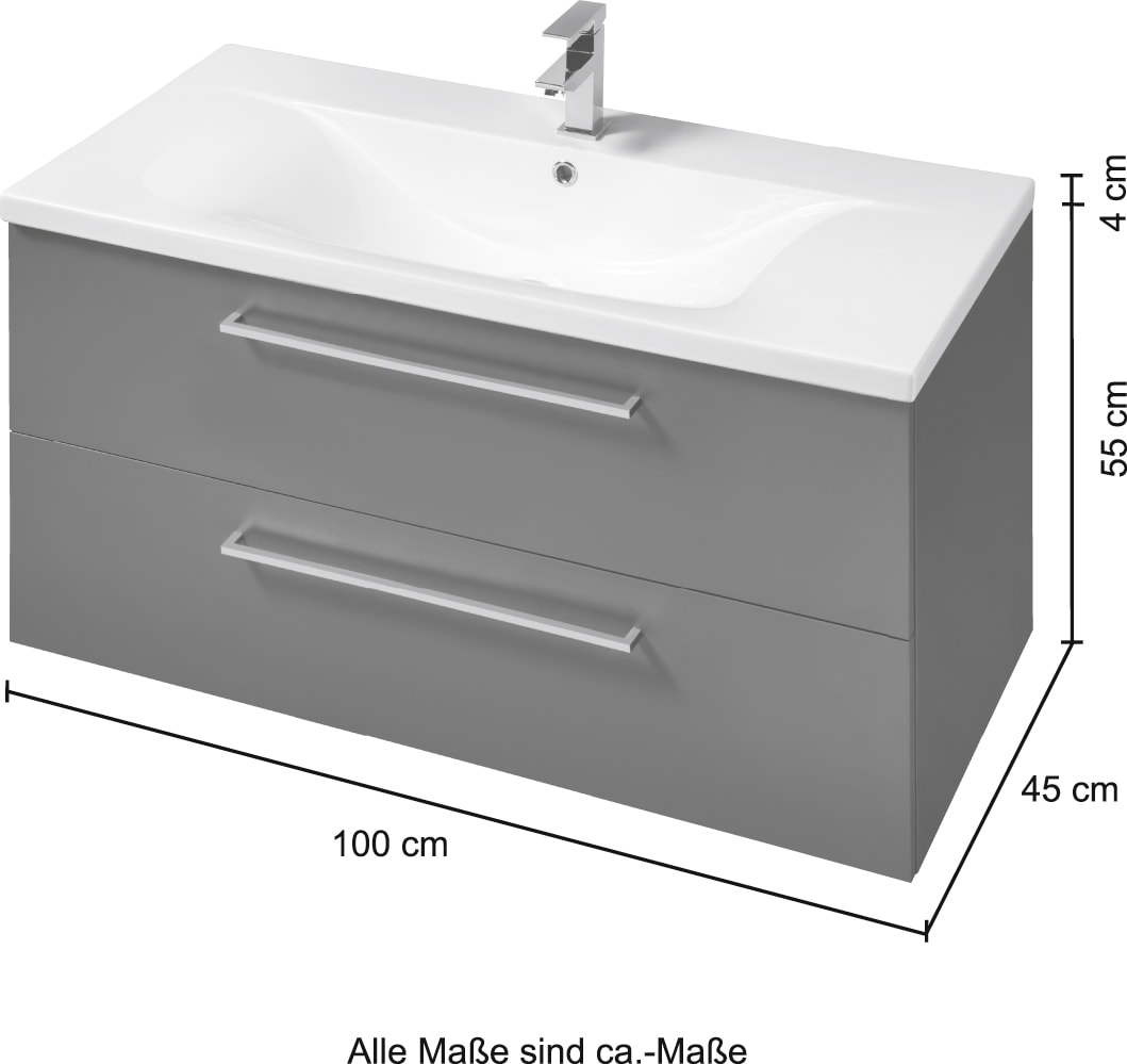 welltime Waschtisch »Torino«, Breite 100 cm