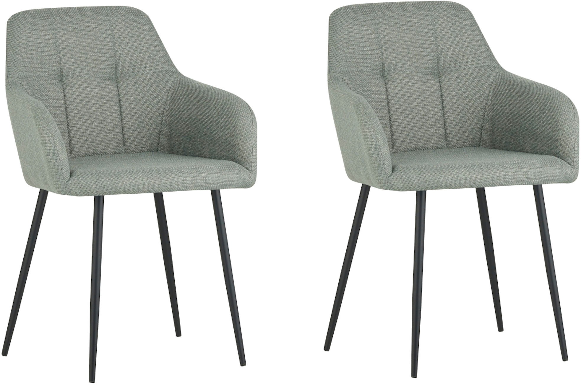 HELA Esszimmerstuhl »HANNA«, (Set), 2 St., Microfaser-Webstoff, Schalenstuh günstig online kaufen