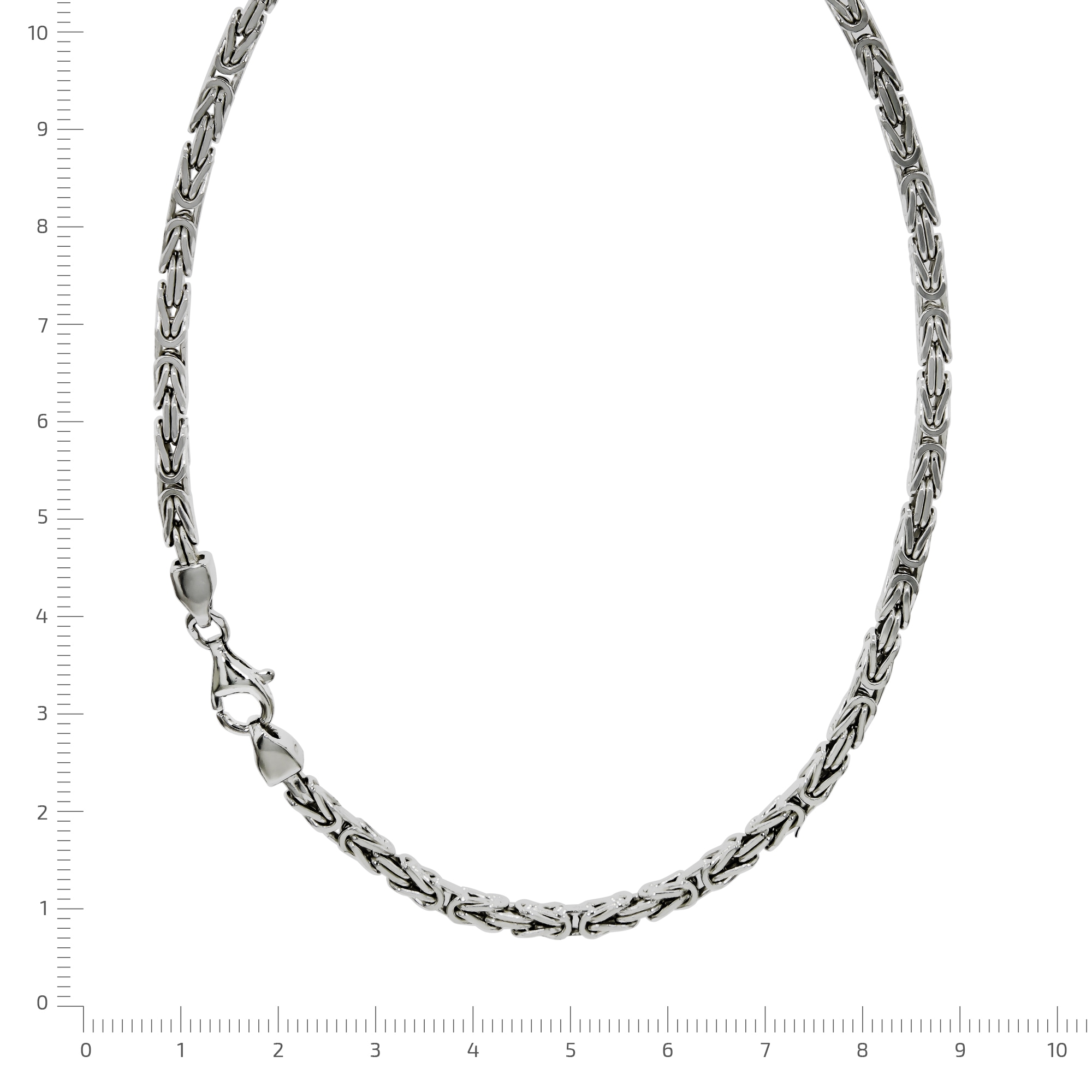 Zeeme Collierkettchen »Silber 925 poliert Königskette 3mm breit«