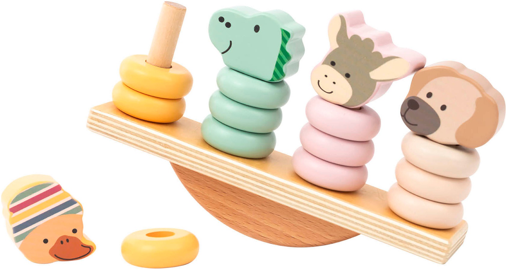 Sterntaler® Stapelspielzeug »Balancierspiel Holz« FSC® - schützt Wald