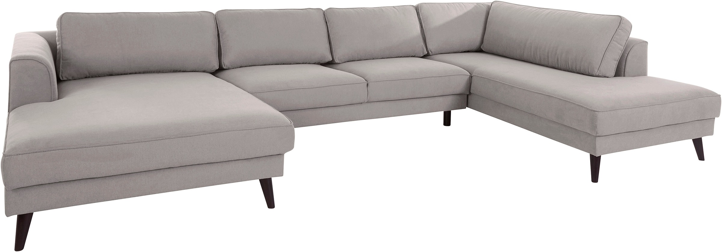 INOSIGN Wohnlandschaft »Lumber Jack, viel Platz, bequem, Breite 354cm, hoher Fuß, U-Form«, in moderner Optik