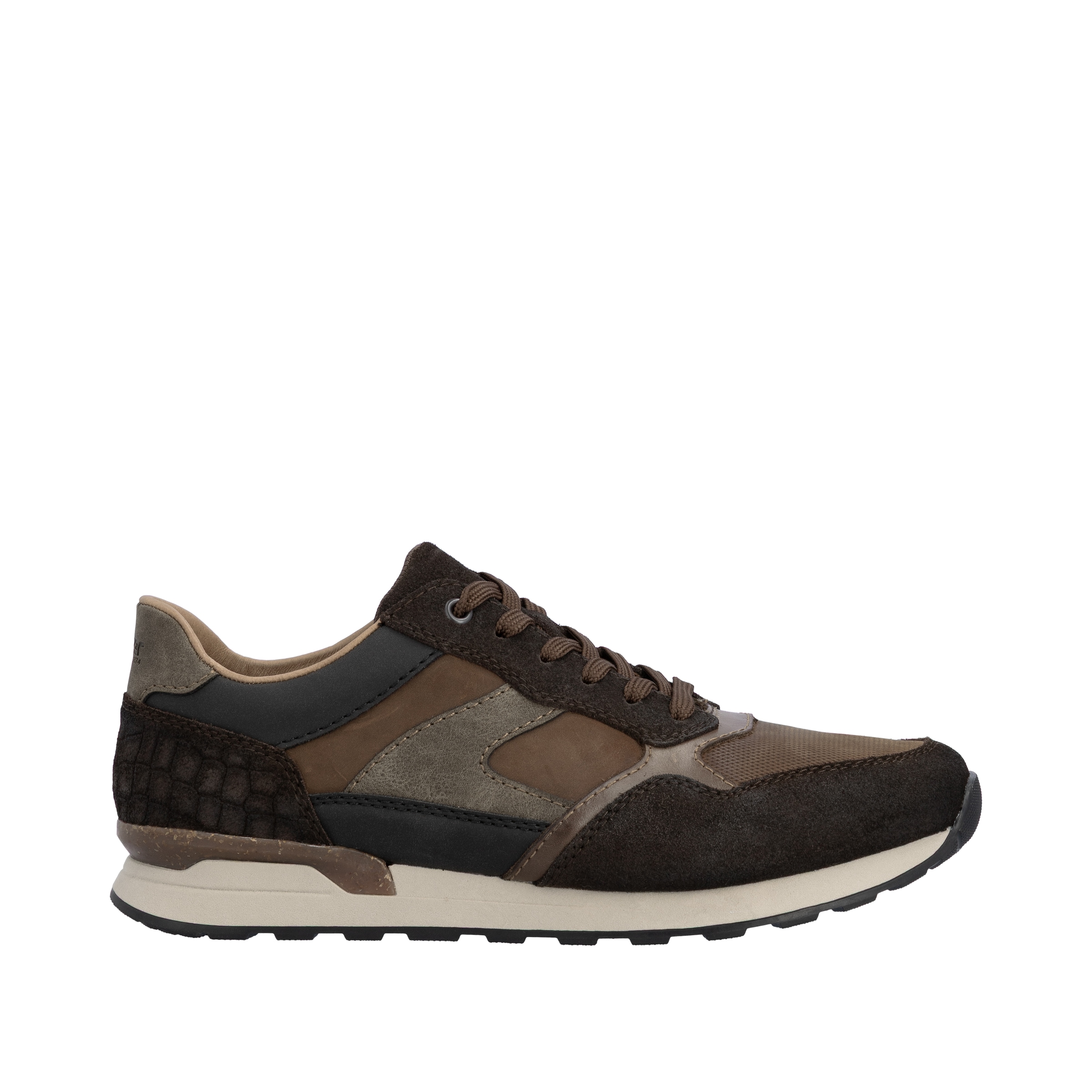 Rieker Sneaker, Halbschuh, Schnürschuh, Freizeitsneaker mit weichem Schaftrand