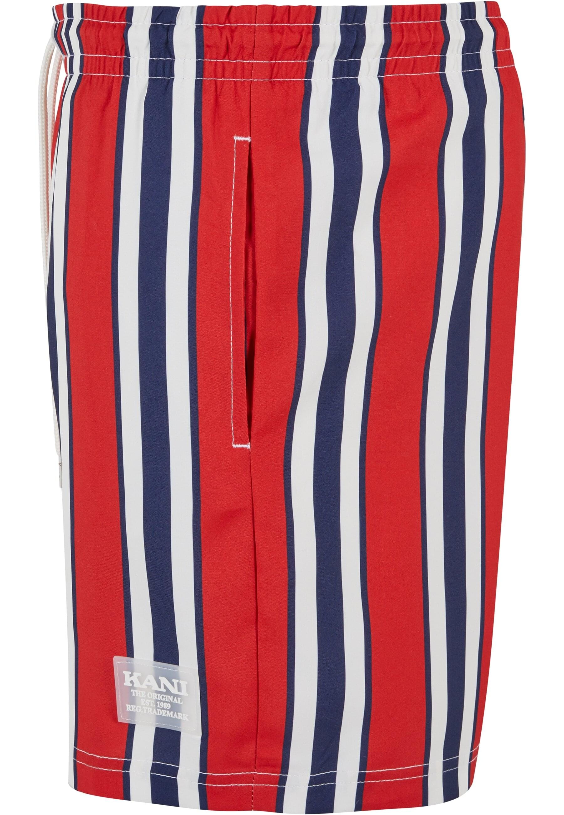 Karl Kani Badeshorts »Karl Kani Herren KM-SW013-051-1 Retro Striped Swim Shorts«