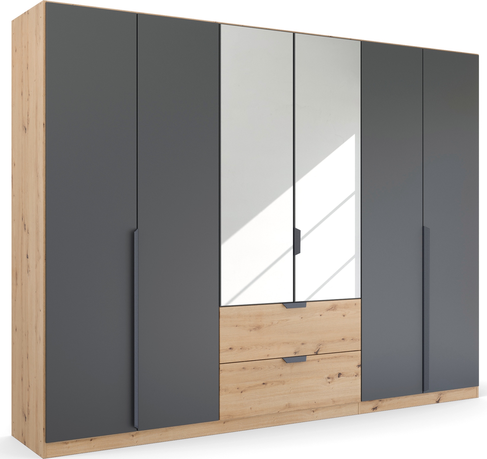 rauch Drehtürenschrank »Dark&Wood by Quadra Spin«, im Industrial Style mit günstig online kaufen