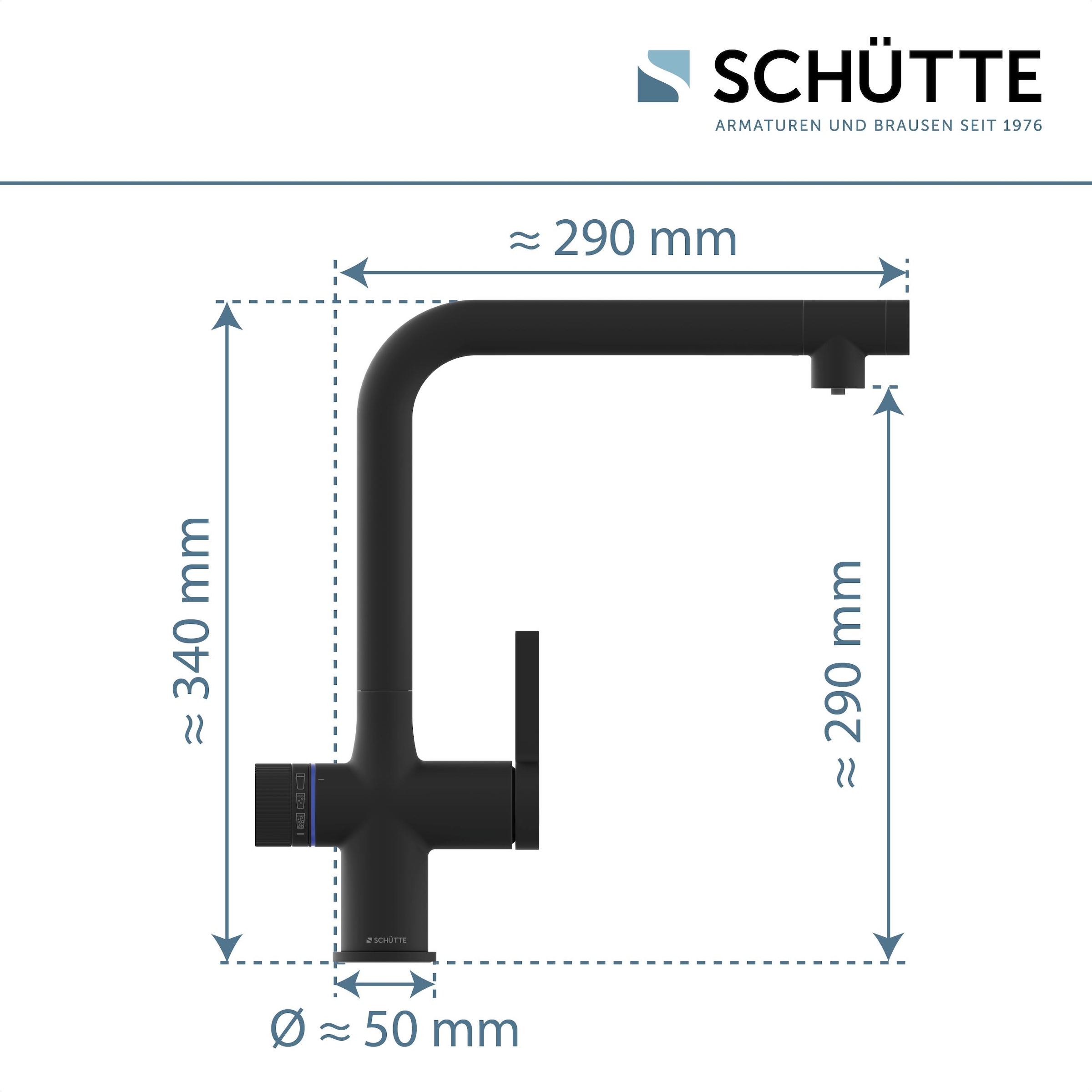 Schütte Spültischarmatur »»AQUASTAR PREMIUM« Sprudelwasser-Spültischarmatur«