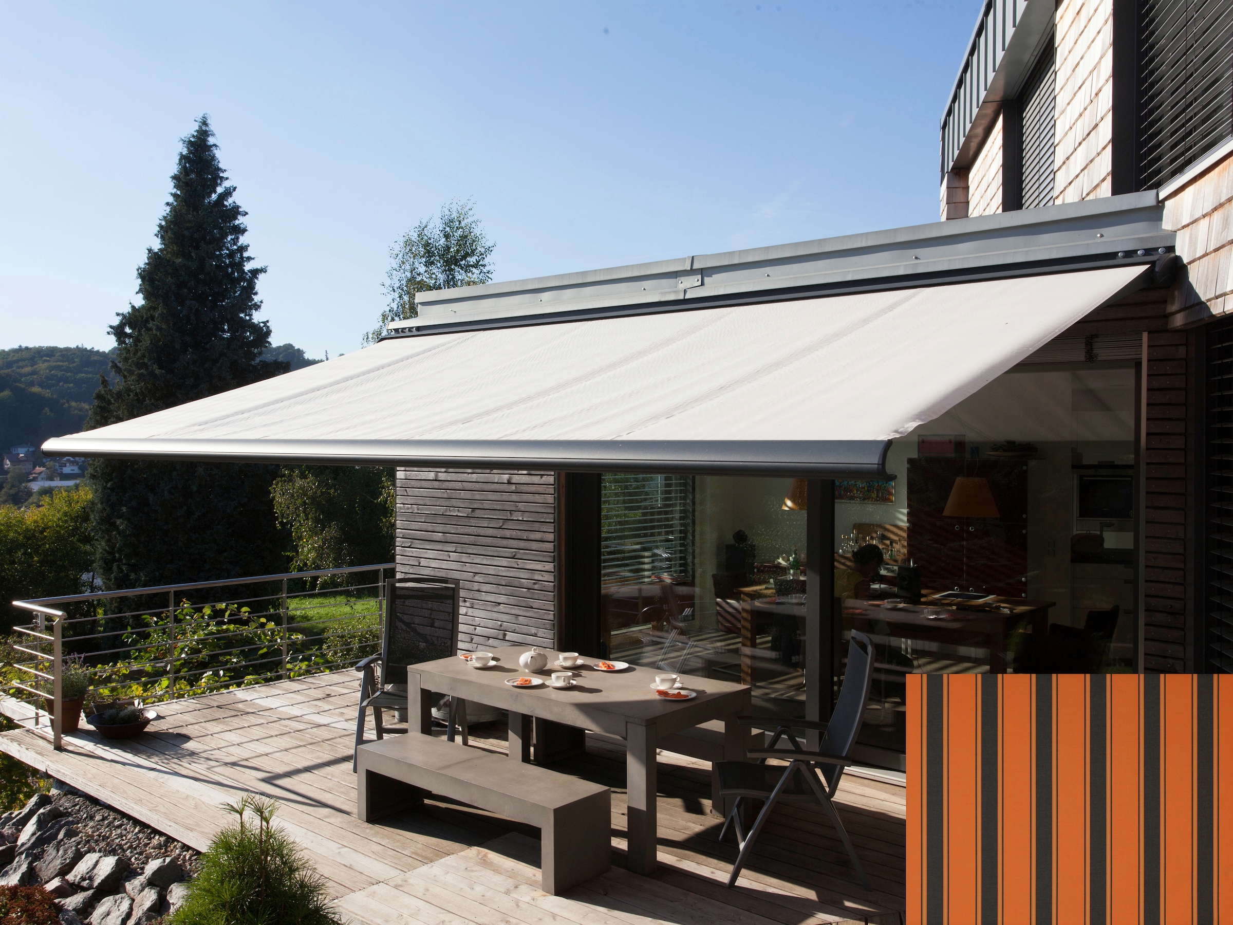 Wismar Kassettenmarkise »Classic S-Compact«, Breite: 400 cm, Ausfall: 300 cm