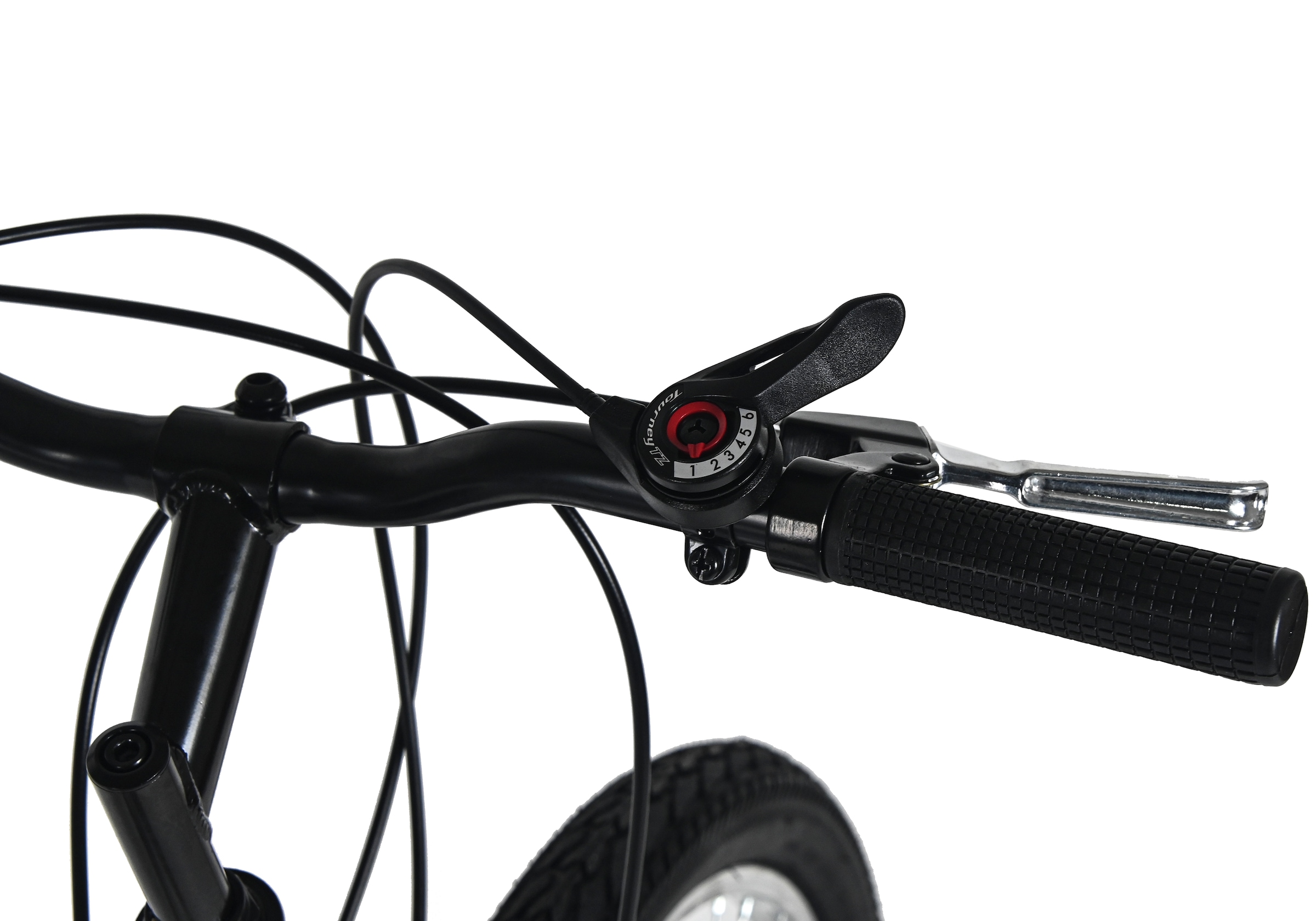 Dacapo Mountainbike »Damen-Mountainbike 26'' Nelson Weiß 18 Gänge RH 48 cm« 18 Gang Shimano Tourney Schaltwerk Kettenschaltung