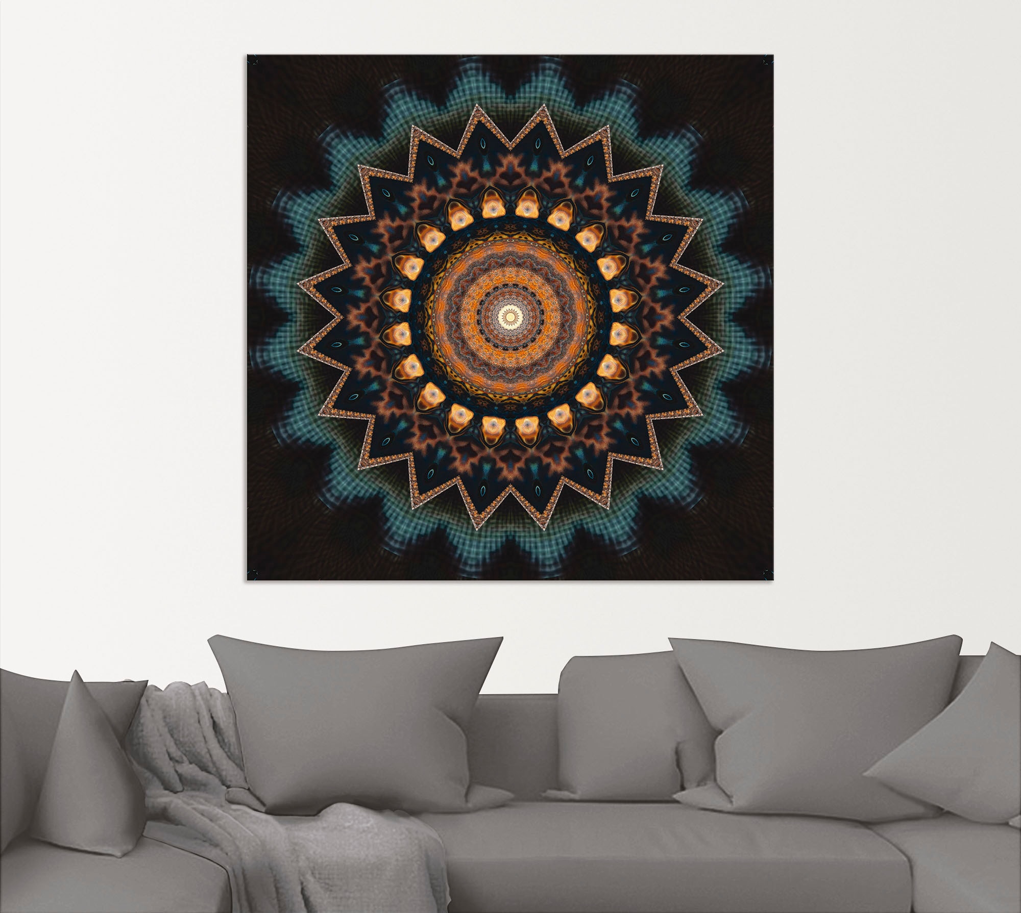 Artland Wandbild »Mandala kosmisches Bewusstsein«, Muster, (1 St.), als Alu günstig online kaufen