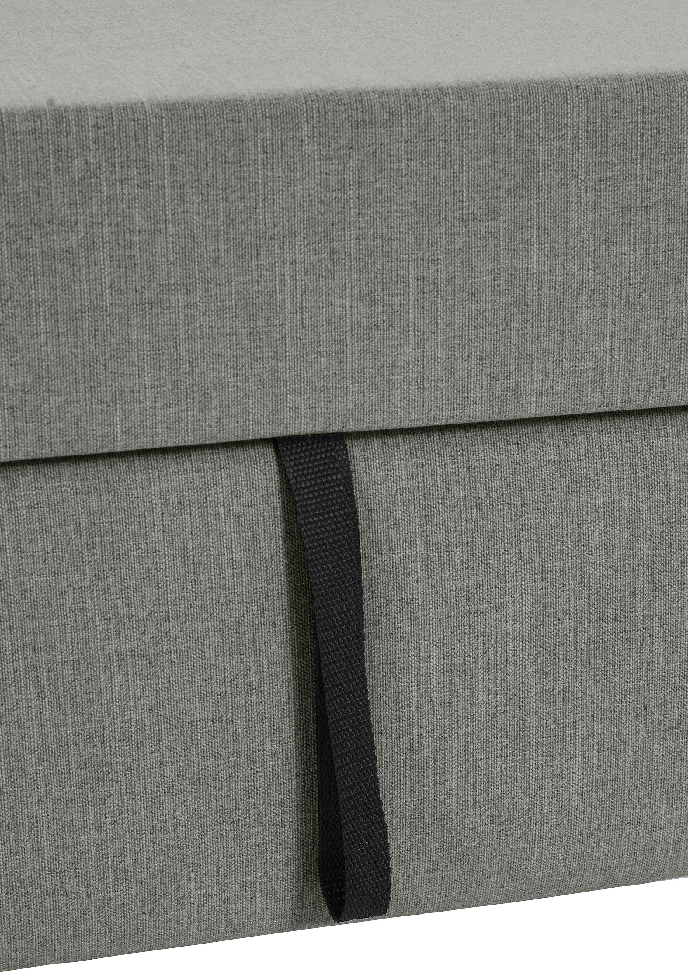 OTTO products Wohnlandschaft »Grazzo, aktuelle Steppung im Sitz, viel Platz, zeitlos, U-Form«, hochwertige Stoffe aus recyceltem Material, Steppung im Sitzbereich