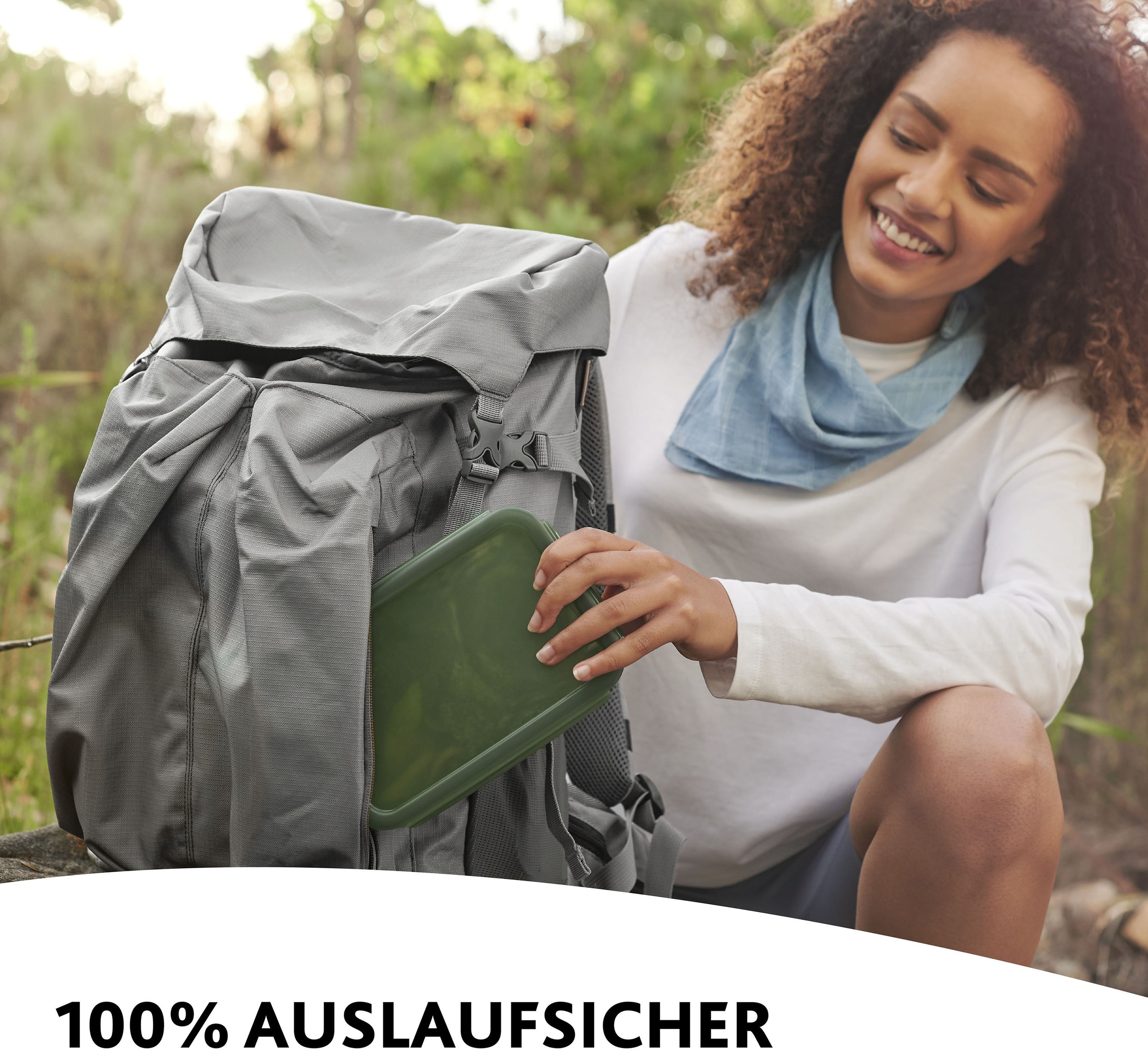 Emsa Frischhaltedose »N11706 Clip & Close Eco«, (Set, 4 tlg.), dicht/hygienisch/ mikrowellen-, gefriergeeignet