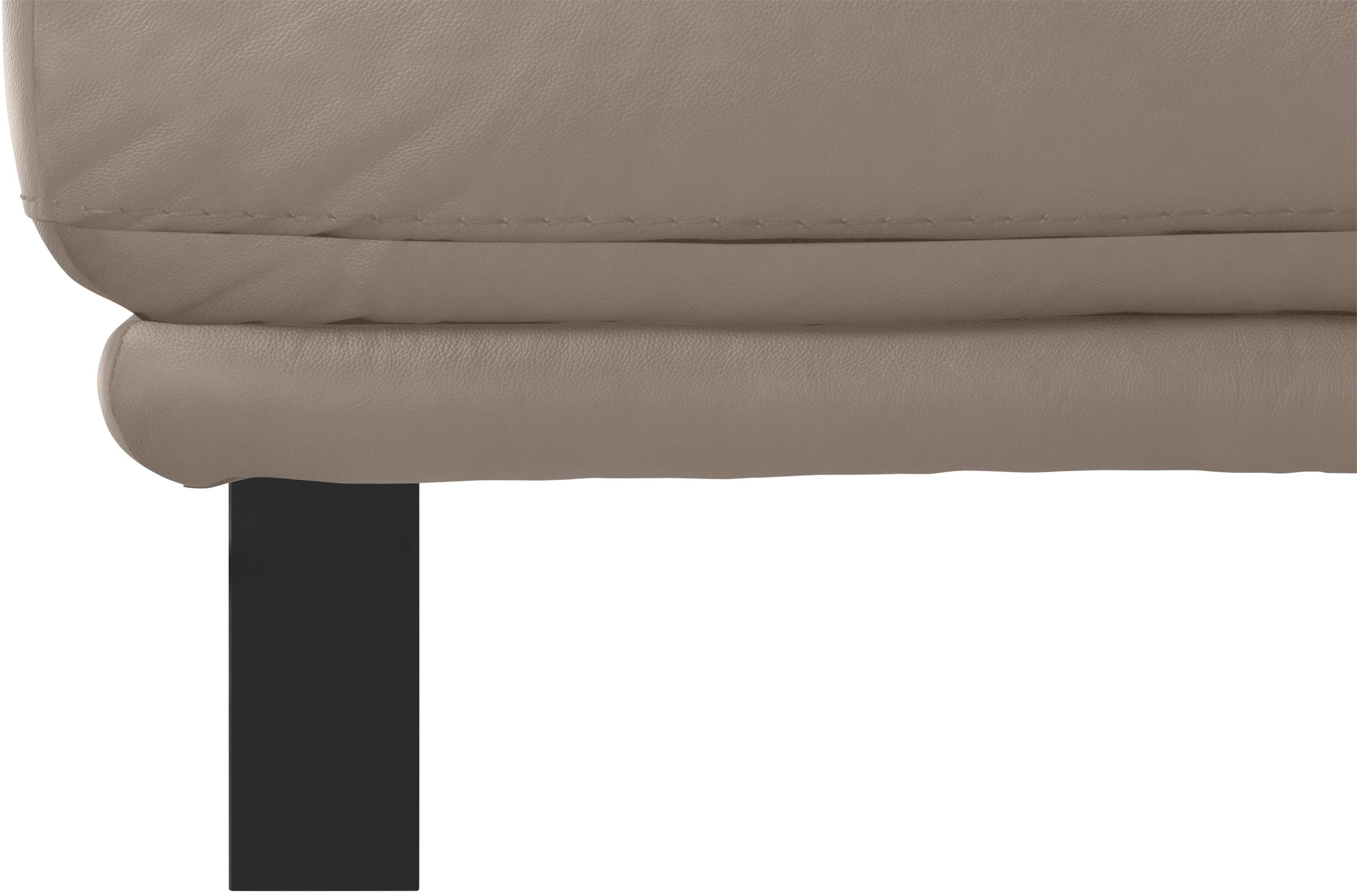 W.SCHILLIG Hocker »montanaa«, mit Metallkufen in Schwarz pulverbeschichtet, Breite 71 cm