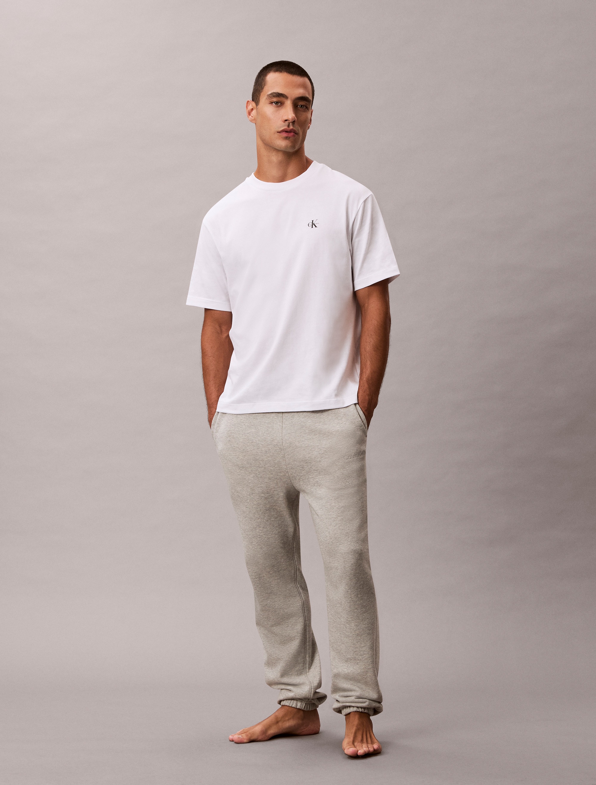 Calvin Klein Jeans T-Shirt »2 PACK UNISEX TEE« Packung, 2er-Pack,  mit Rundhalsausschnitt