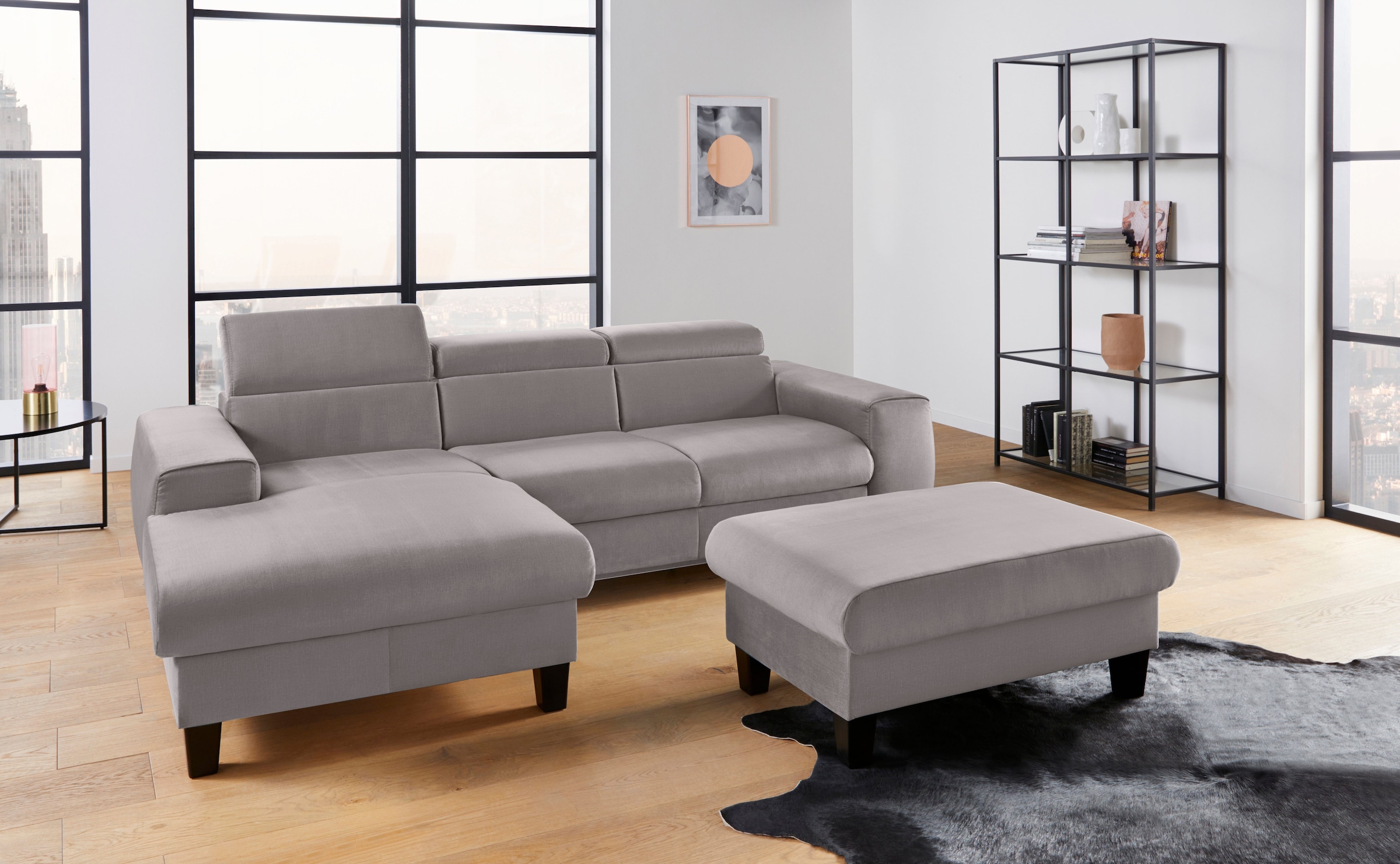 COTTA Polstergarnitur »Morven L-Form«, (Set), Set bestehend aus: Ecksofa mi günstig online kaufen
