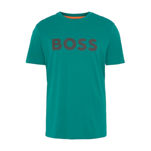 BOSS großem 01«, auf Brust 1 Druck T-Shirt 10246016 BOSS mit kaufen »Thinking der ORANGE